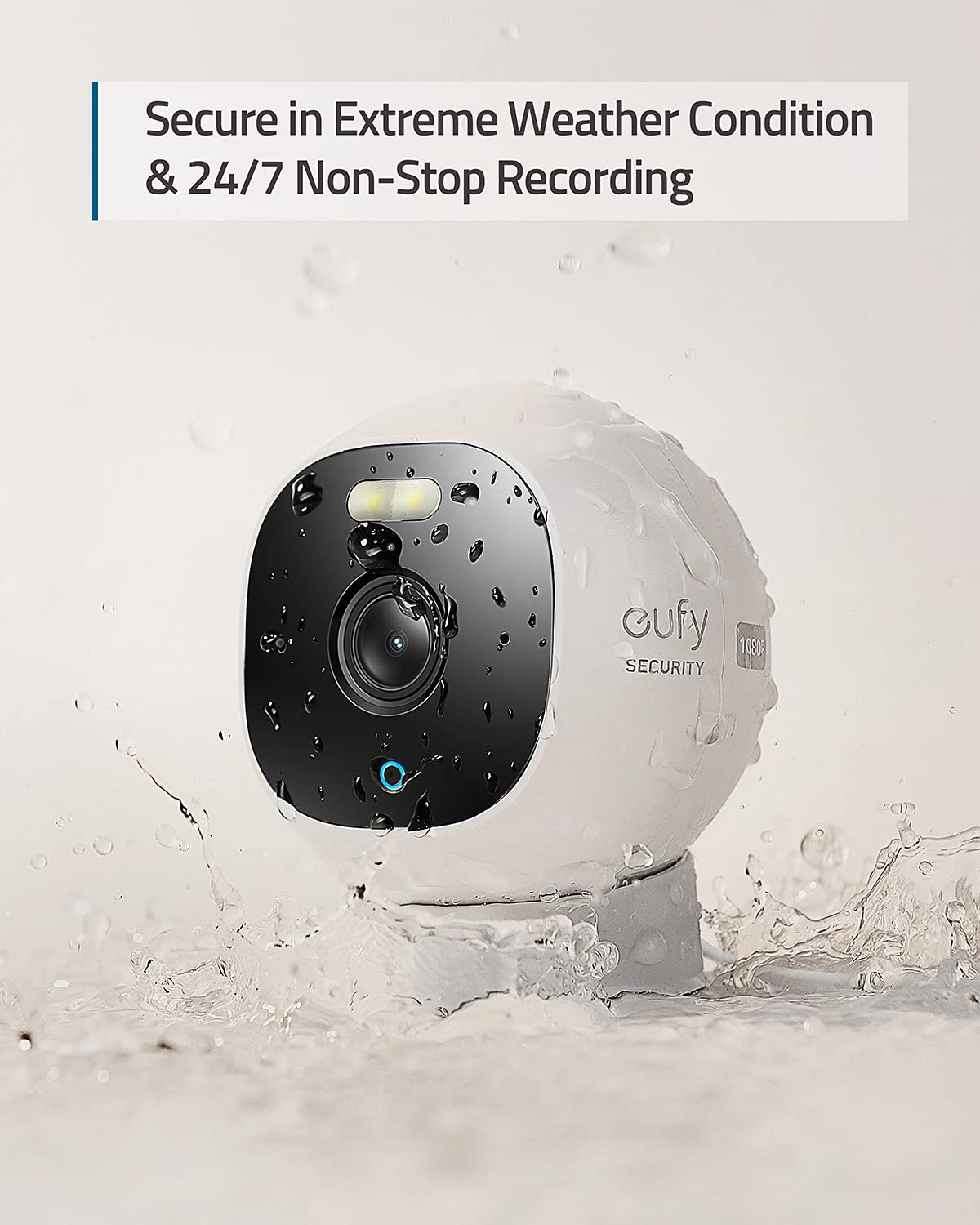 Eufy Security Outdoor Cam E210, All In One Security Camera With 1080P Resolution, Spotlight, Color Night Vision, No Monthly Fees