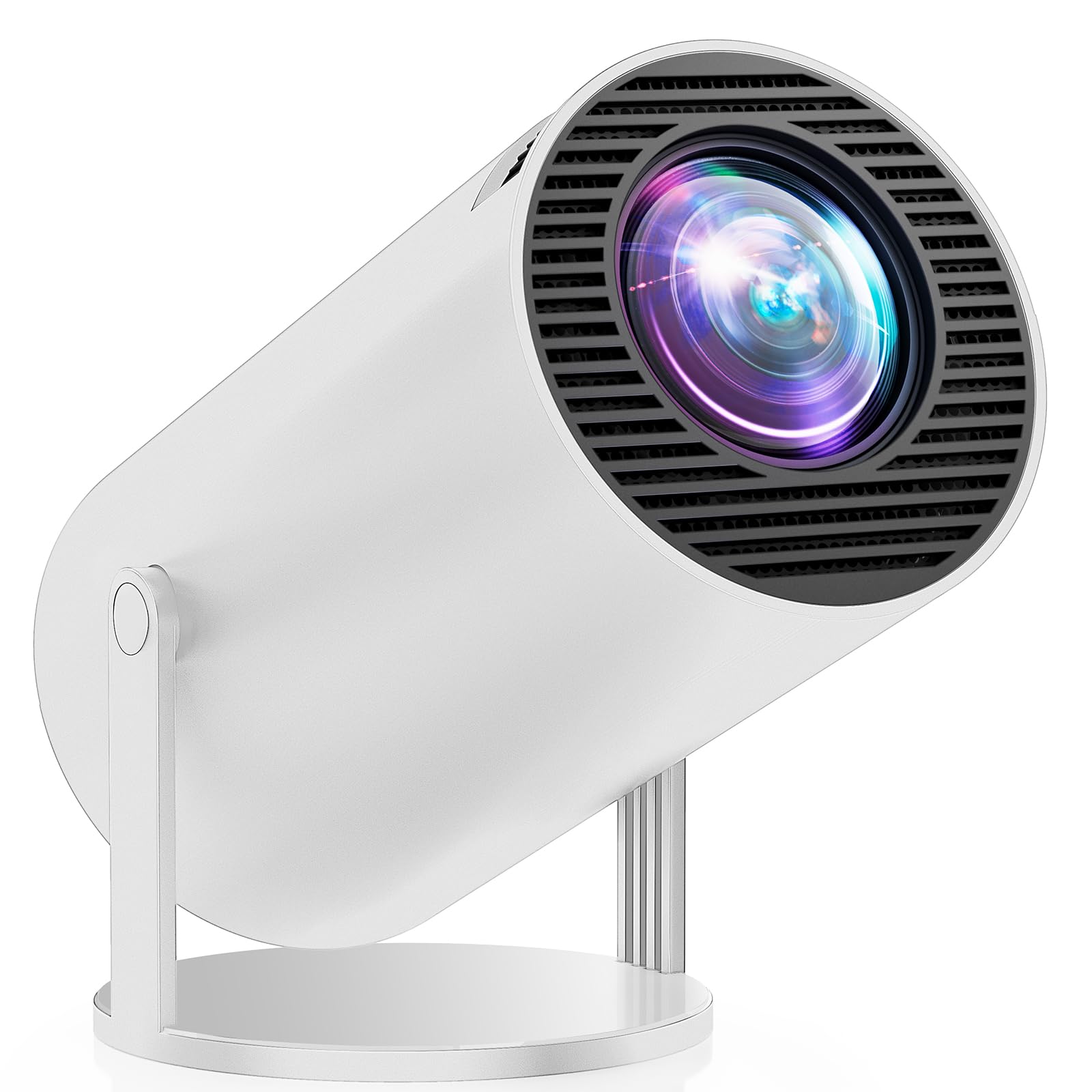 Artsea Mini Projector With Wifi And Bluetooth   Portable Projector 4K 1080P Support, Vision Beam Projector With Wifi 6 And Bt5.2