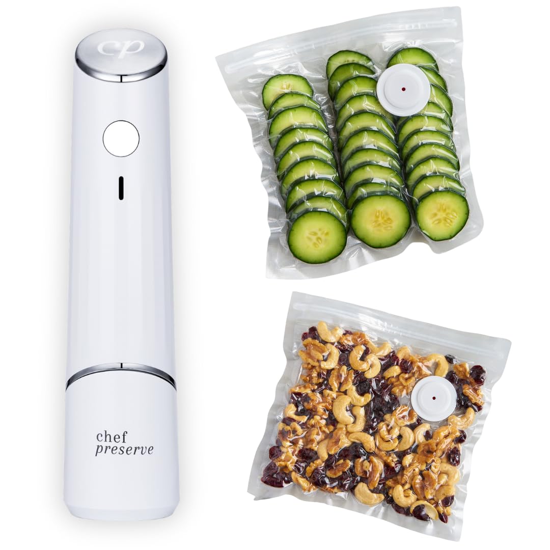 Chef Preserve Vacuum Sealer (Vacuum Sealer + 20 Bags)