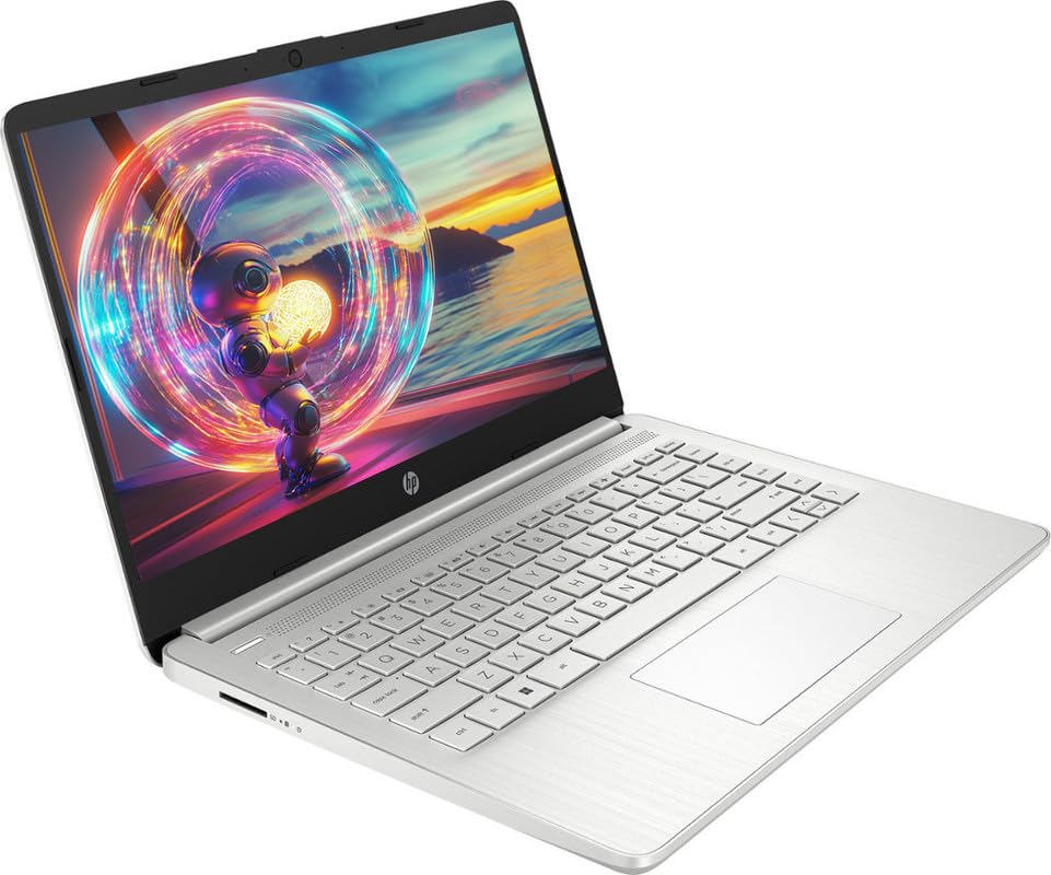 Hp 14 Hd Laptop For Students&Business, Intel Quad-Core Cpu, 8Gb Ram, 384Gb Storage(128Gb Emmc+256Gb Sd Card), One Year Office 36