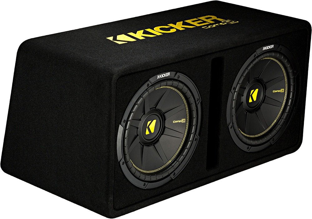 Kicker 44Dcwc122 Dual Compc 12'' Subwoofers In Vented Enclosure 2 Ohm
