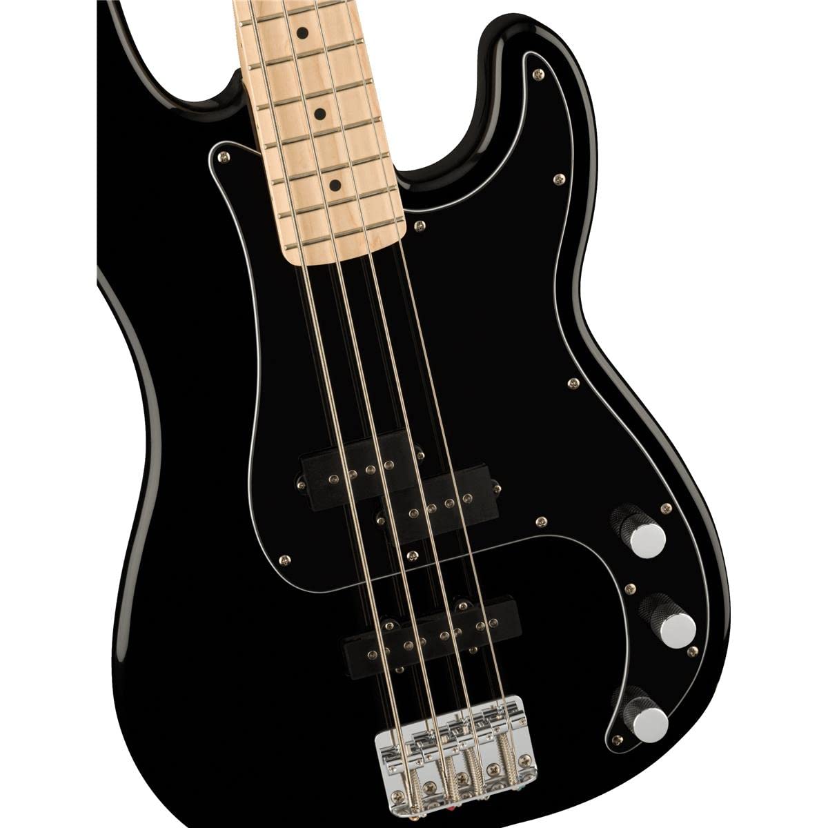 Squier Affinity Series Precision Bass, Black, Maple Fingerboard