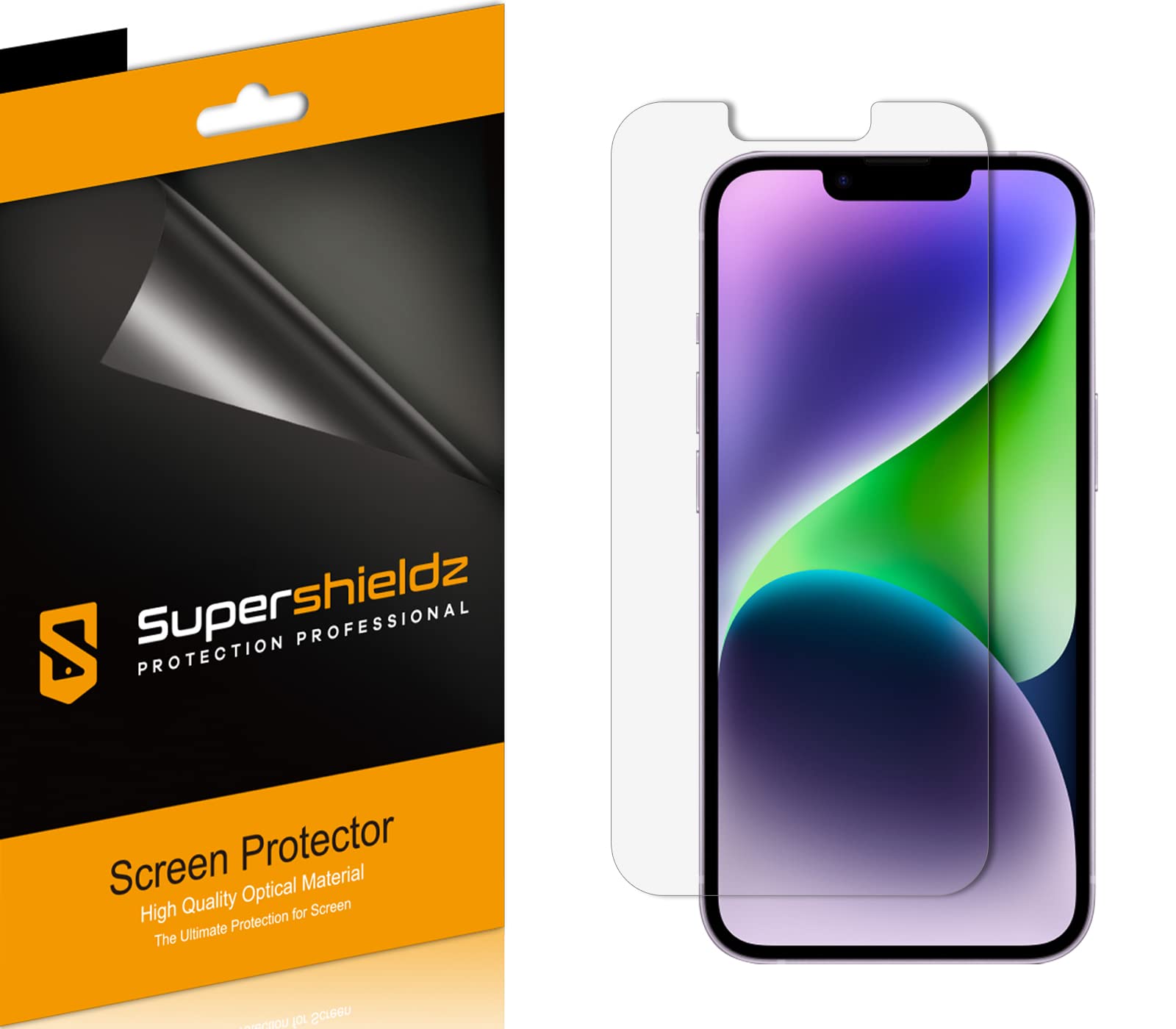 (6 Pack) Supershieldz Designed For Iphone 14 / Iphone 13 / Iphone 13 Pro (6.1 Inch) Screen Protector, High Definition Clear Shie