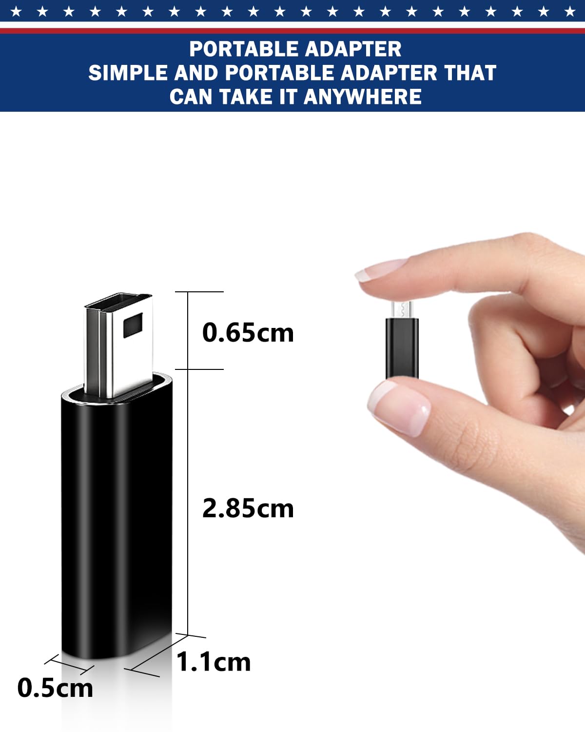 Usb C Adapter 4 Pack Mini Usb To Usb C, Type C Female To Mini Usb Male Adapter, Mini Usb Cable Convert Connector, Support Charge