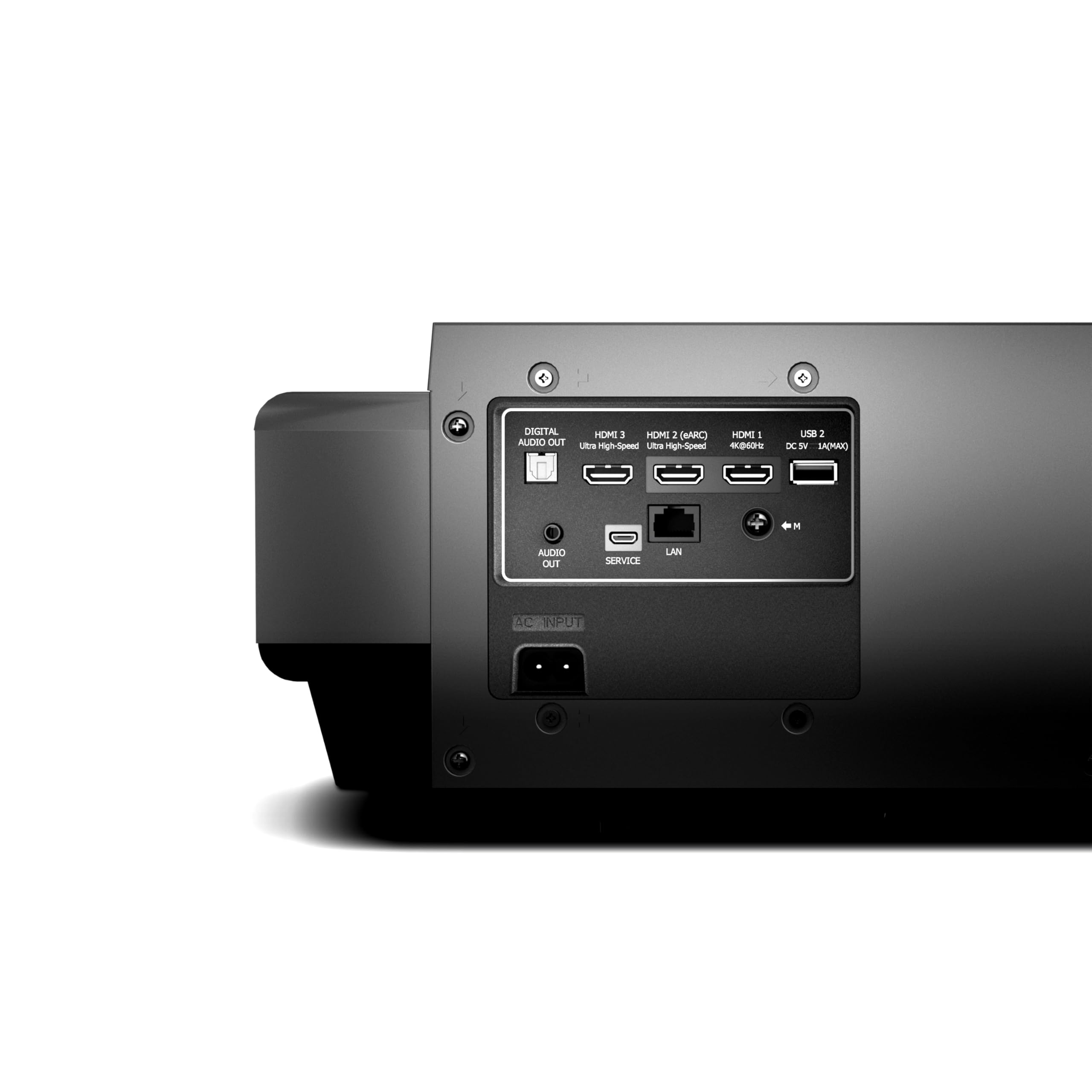 Hisense Px2-Pro Trichroma Ultra Short Throw Home Theater Projector, 90-130, 4K Uhd, Dolby Vision & Atmos, Hdr10, 2400 Ansi Lumen