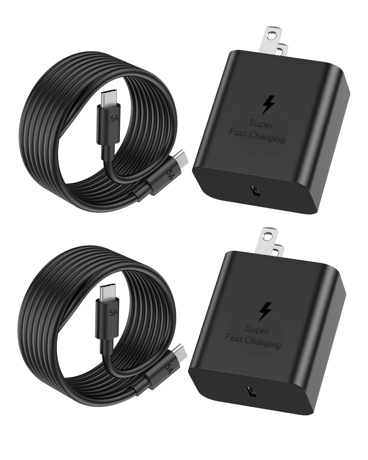 45W USBC Charger, Super Fast Charger Type C, with C Cable for Samsung Galaxy S25/S25 Ultra/S25+/S24 Ultra/S24/S24+/S23 Ultra/S2
