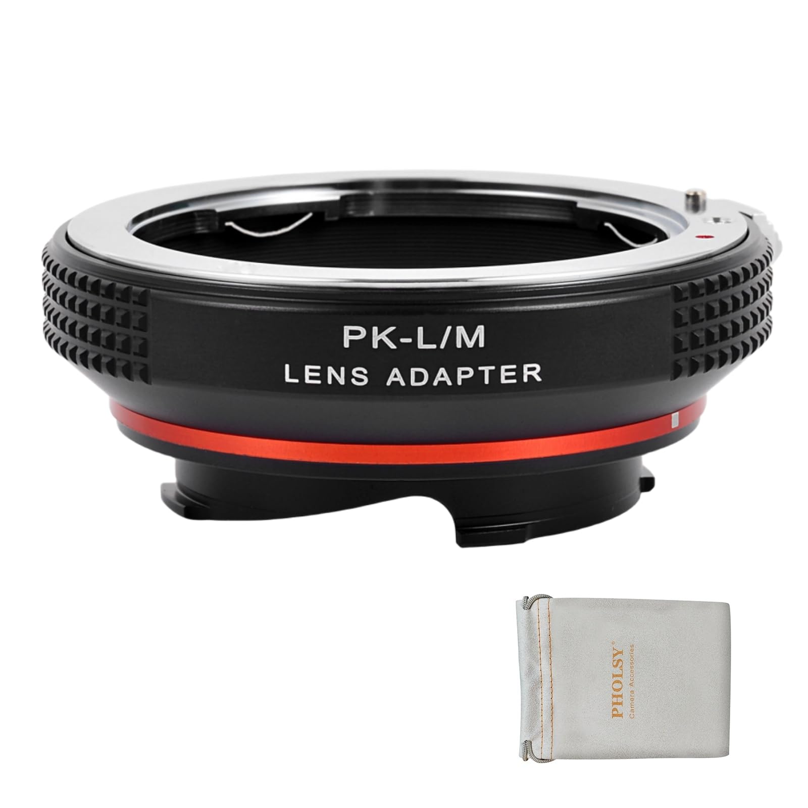 Pholsy Lens Mount Adapter With 6 Bit Coding Compatible With Pentax K Pk Lens To Leica M Mount Camera Body Pk To Leica M