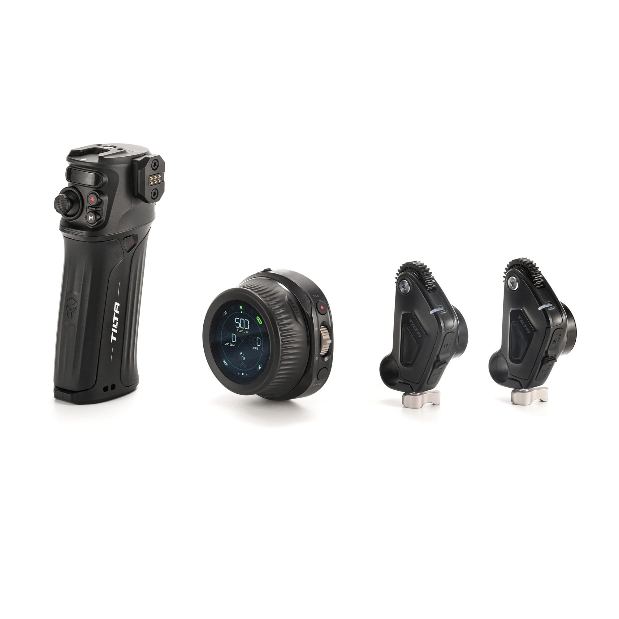 Tilta Nucleus Nano Ii Control Handle Kit   Wireless Lens Control System | Includes Hand Wheel, 2 Motors, Power Handle + More | Wireless Zoom, Focus, Aperture Control | Follow Focus | Touch Screen
