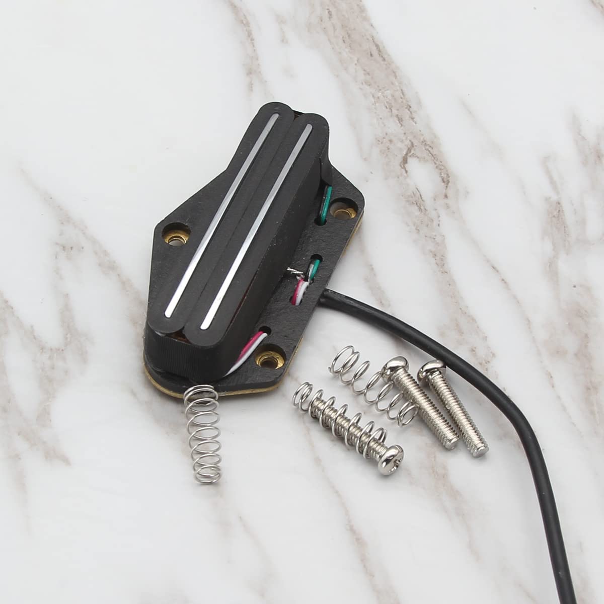 Fleor Alnico 5 Tele Pickup Hot Rail Humbucker Bridge Pickup 6 7K Fit Fender Tele Guitar Part