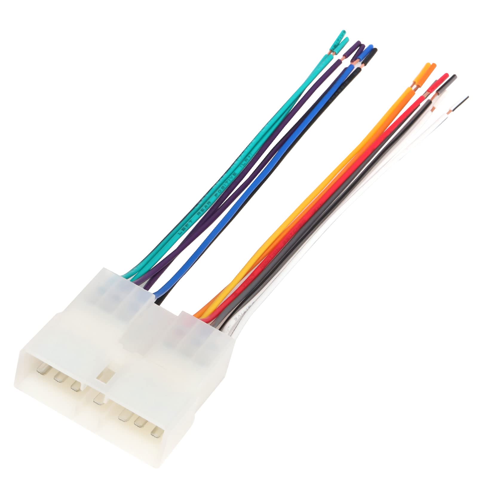 Red Wolf Car Radio Stereo Wiring Harness For Select 1985 1997 Geo Metro Prizm Isuzu Trooper Install Aftermarket Cd Player Receiver Wire Connector Cable Plug Adapter