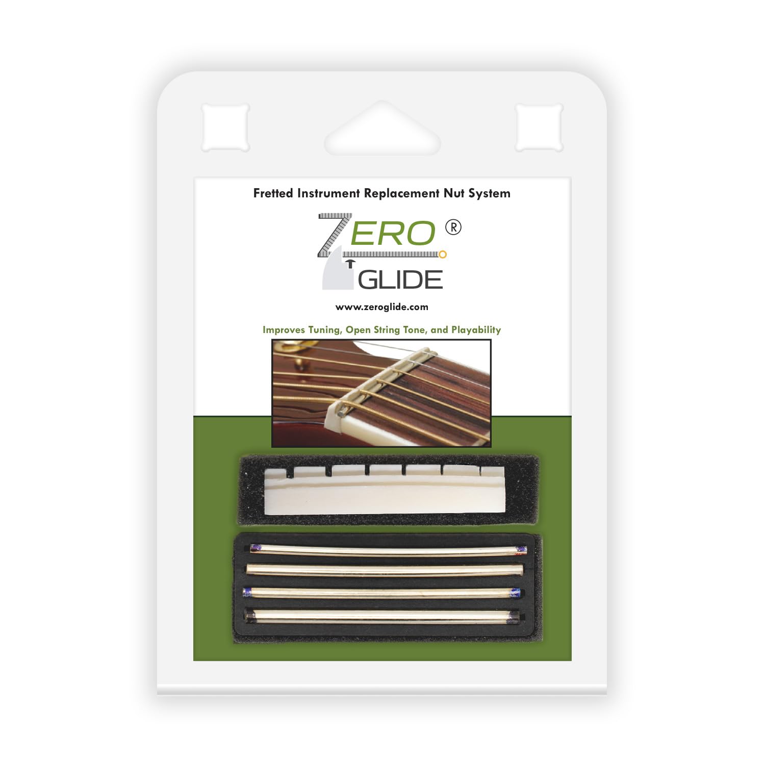 Zero Glide Slotted Zs 14 Acoustic Guitar Nut System