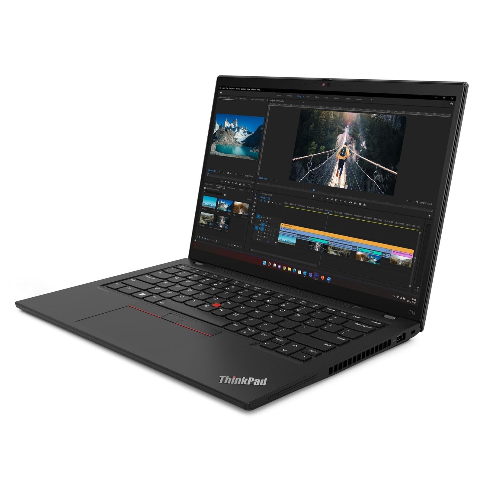 Lenovo Thinkpad T14 Gen 4 Intel Core I7-1355U, 14 Wuxga (1920 X 1200) Ips 300Nits Touch Screen, 32Gb Ram, 1Tb Ssd, Backlit Kyb F