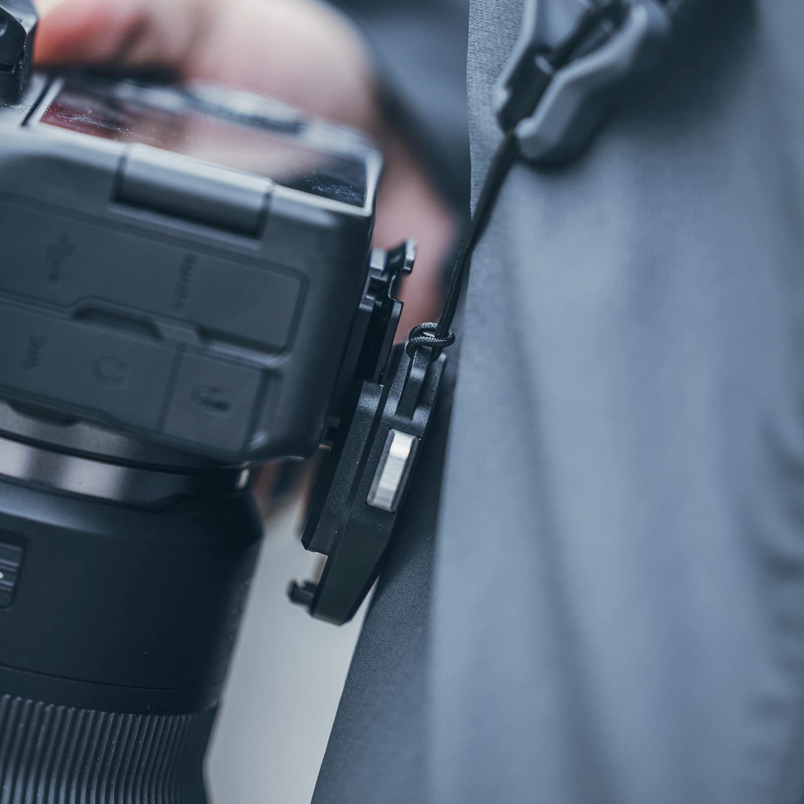 Ulanzi Falcam F38 Camera Shoulder Strap Mount Quick Release Base V2, Capture Camera Clip For Camera To Shoulder Strap Quick Mount/Release (Quick Release Base)