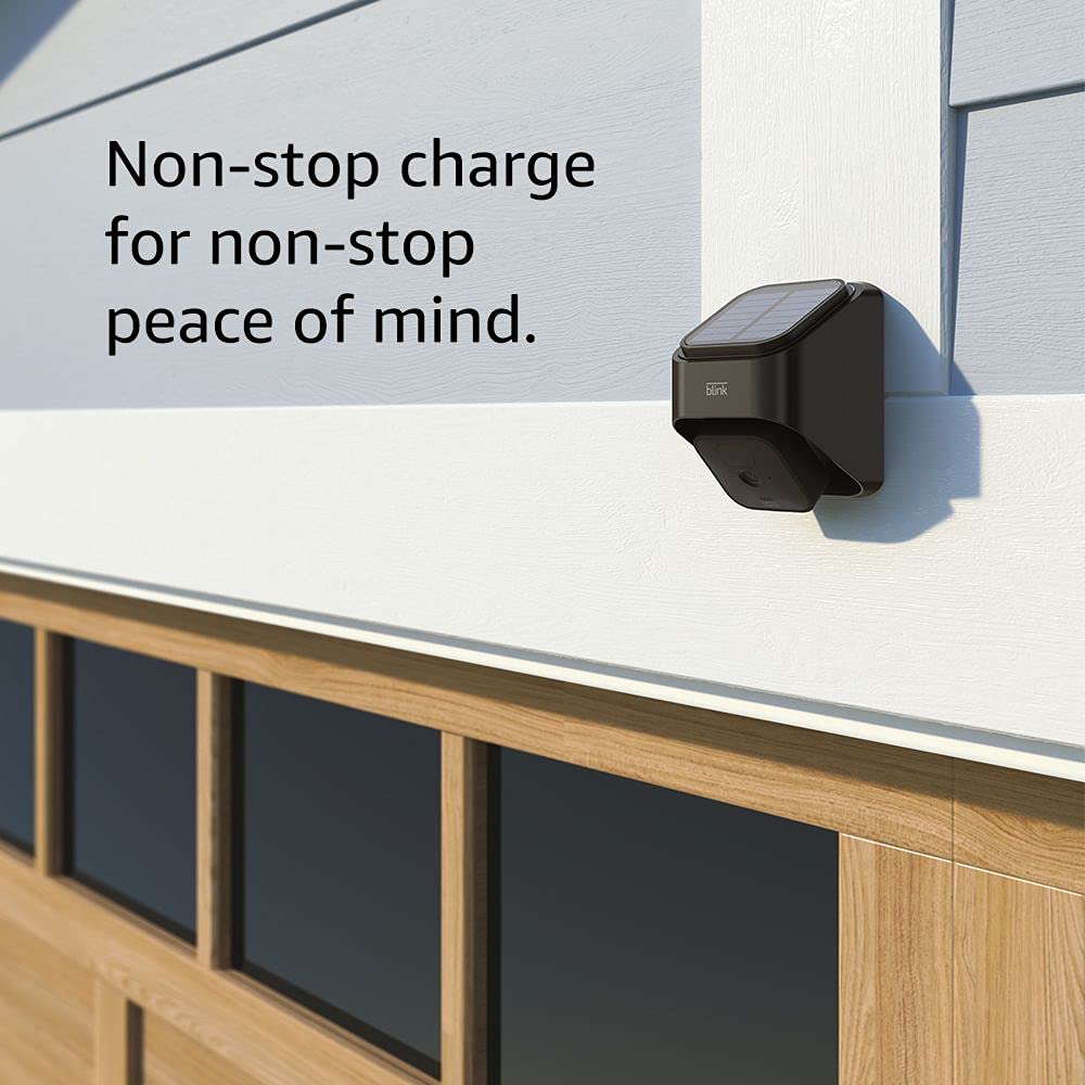 Blink Outdoor (3Rd Gen) + Solar Panel Charging Mount   Wireless, Hd Smart Security Camera, Solar Powered, Motion Detection   Add