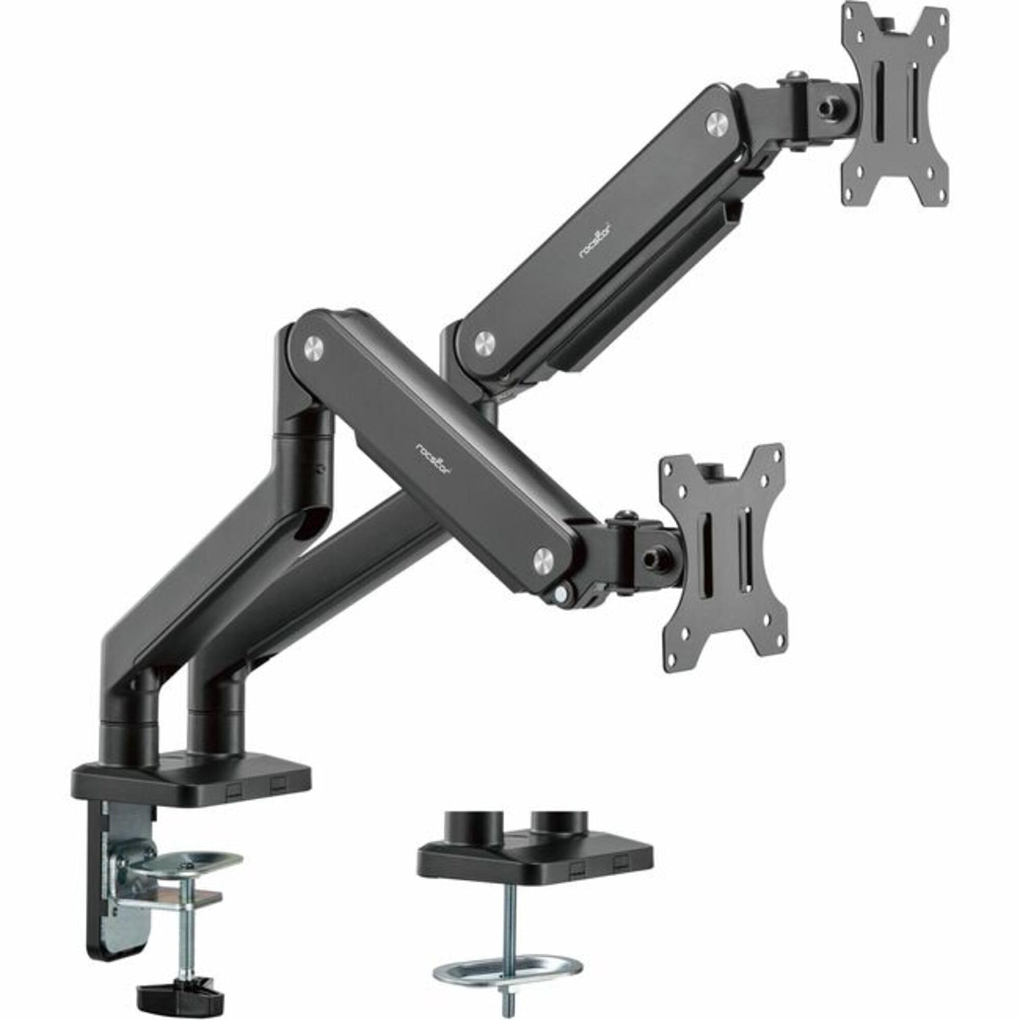 Ergoreach Ep9 Premium Dual Ergonomic Monitor Arm,  C-Clamp & Grommet - Supports
