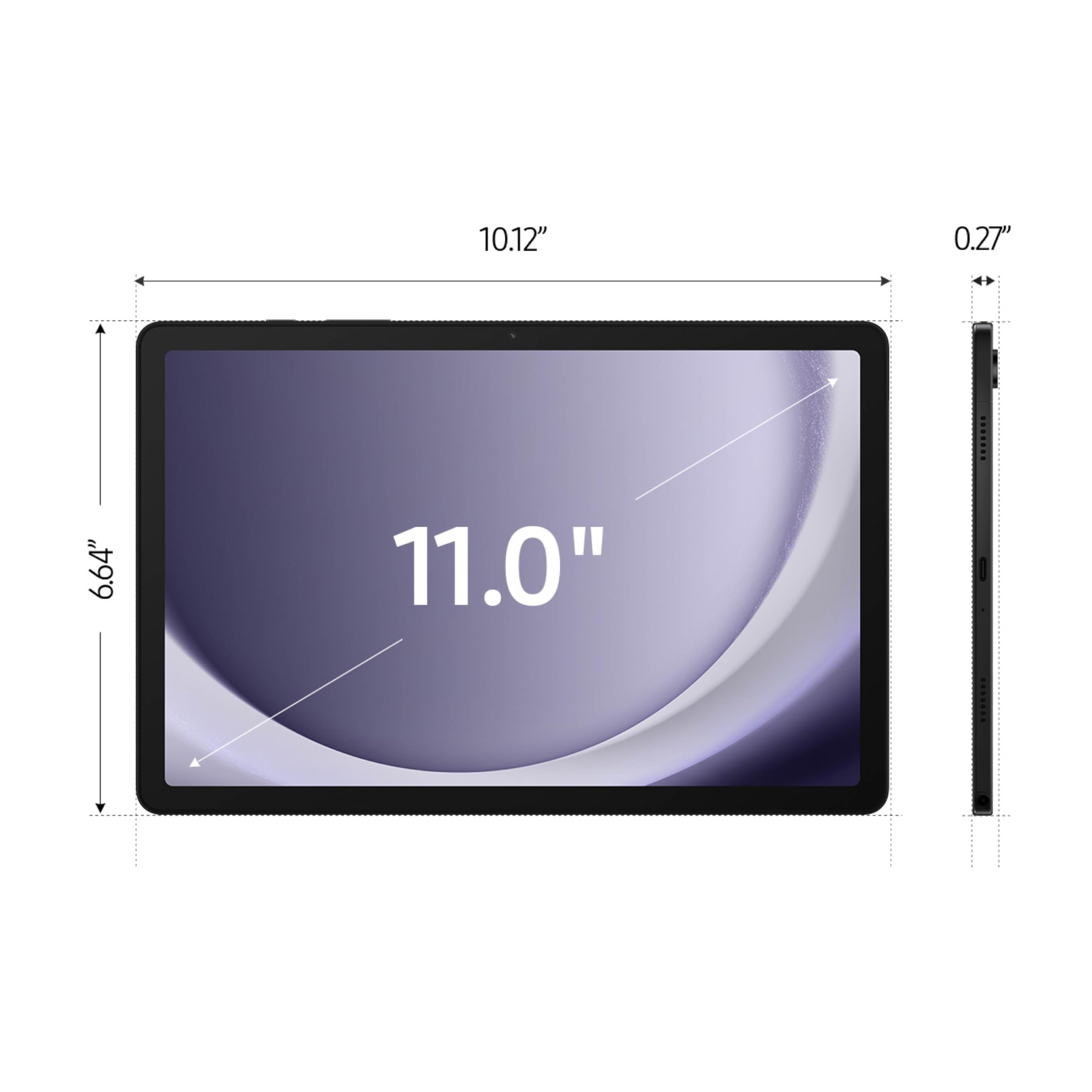 Samsung Galaxy Tab A9+, Android Tablet, 11   , 128Gb, Us Version, 2024, Graphite