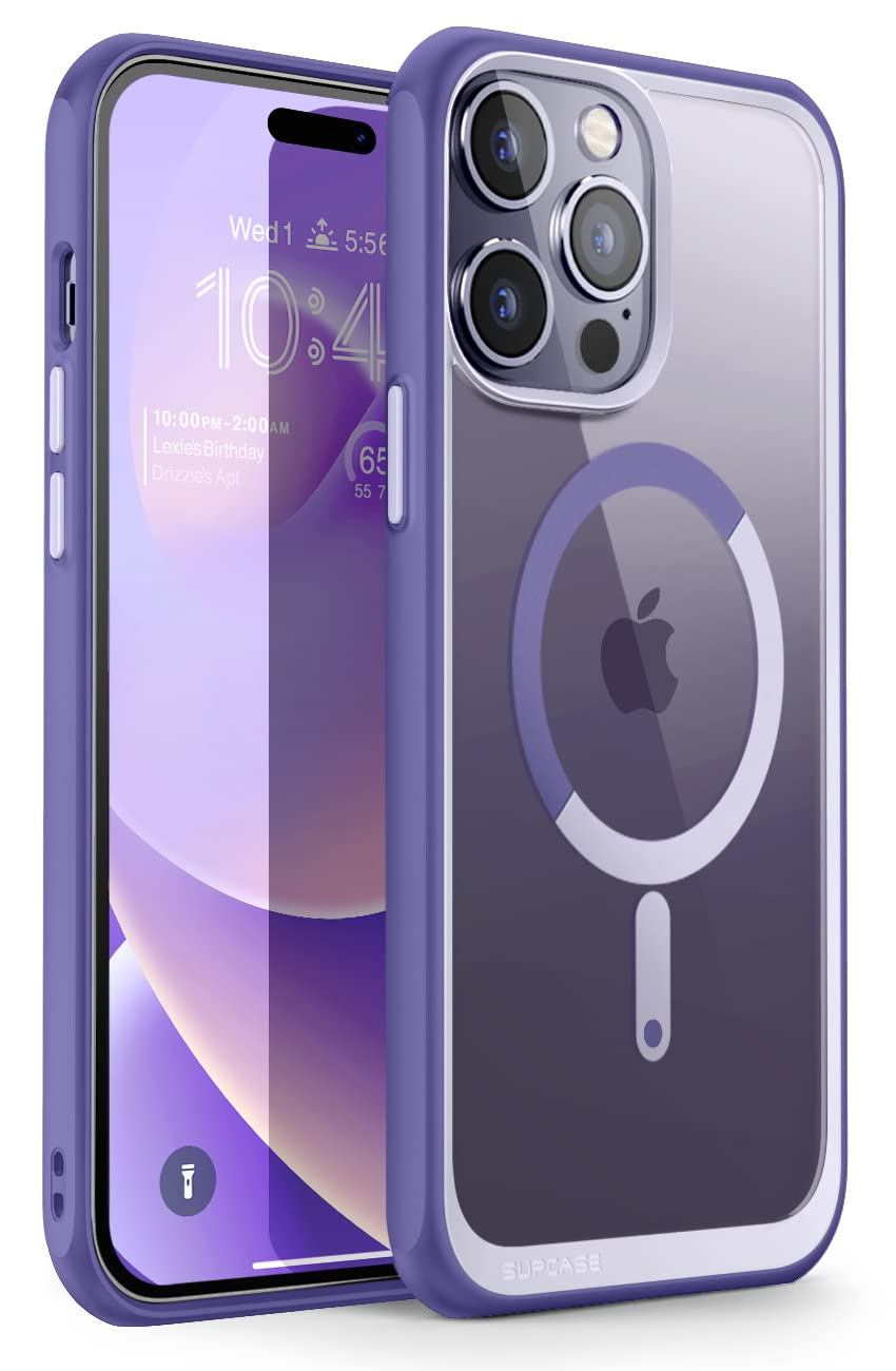 SUPCASE for iPhone 14 Pro Case (Unicorn Beetle Mag), [Compatible with MagSafe] [Military-Grade Protection] Protective Slim Clear