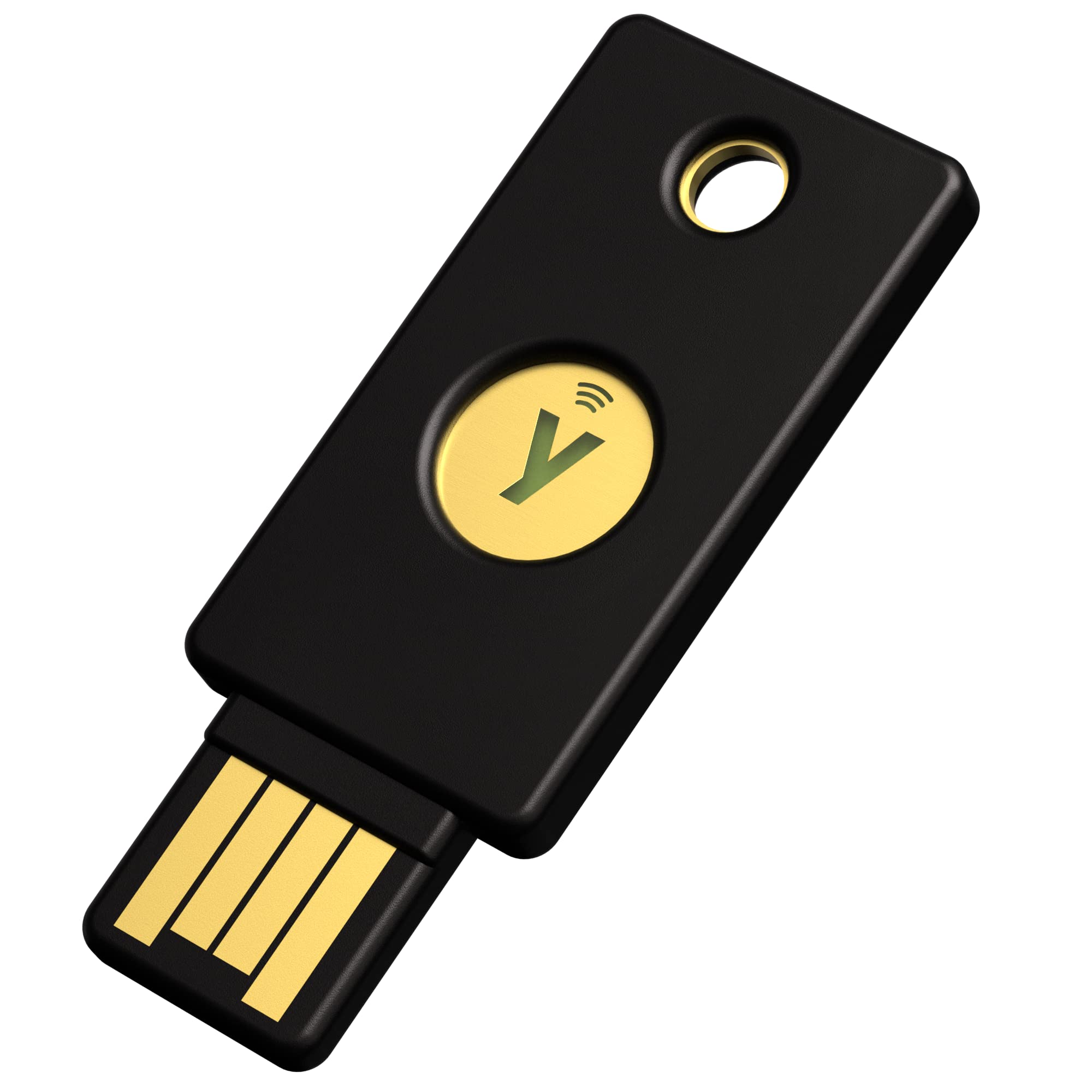 Yubico   Security Key Nfc   Black   Two Factor Authentication (2Fa) Security Key, Connect Via Usb A Or Nfc, Fido U2F/Fido2 Certi