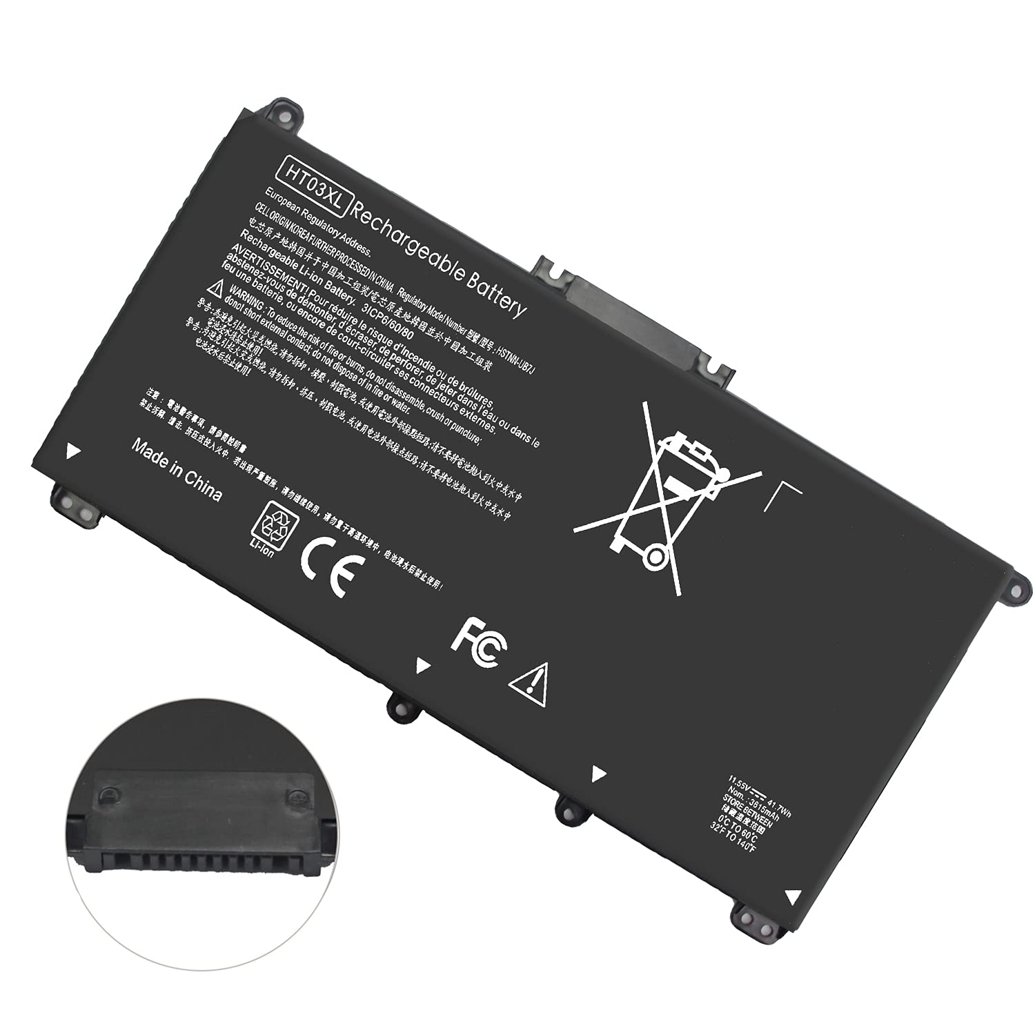 Ht03Xl Laptop Battery For Hp Pavilion 14 Ce 14 Cf 15 Db 15 Cs 15 Da 17 By Series L11119 855 15 Cs0053Cl 15 Da0014Dx 15 Da0033Wm