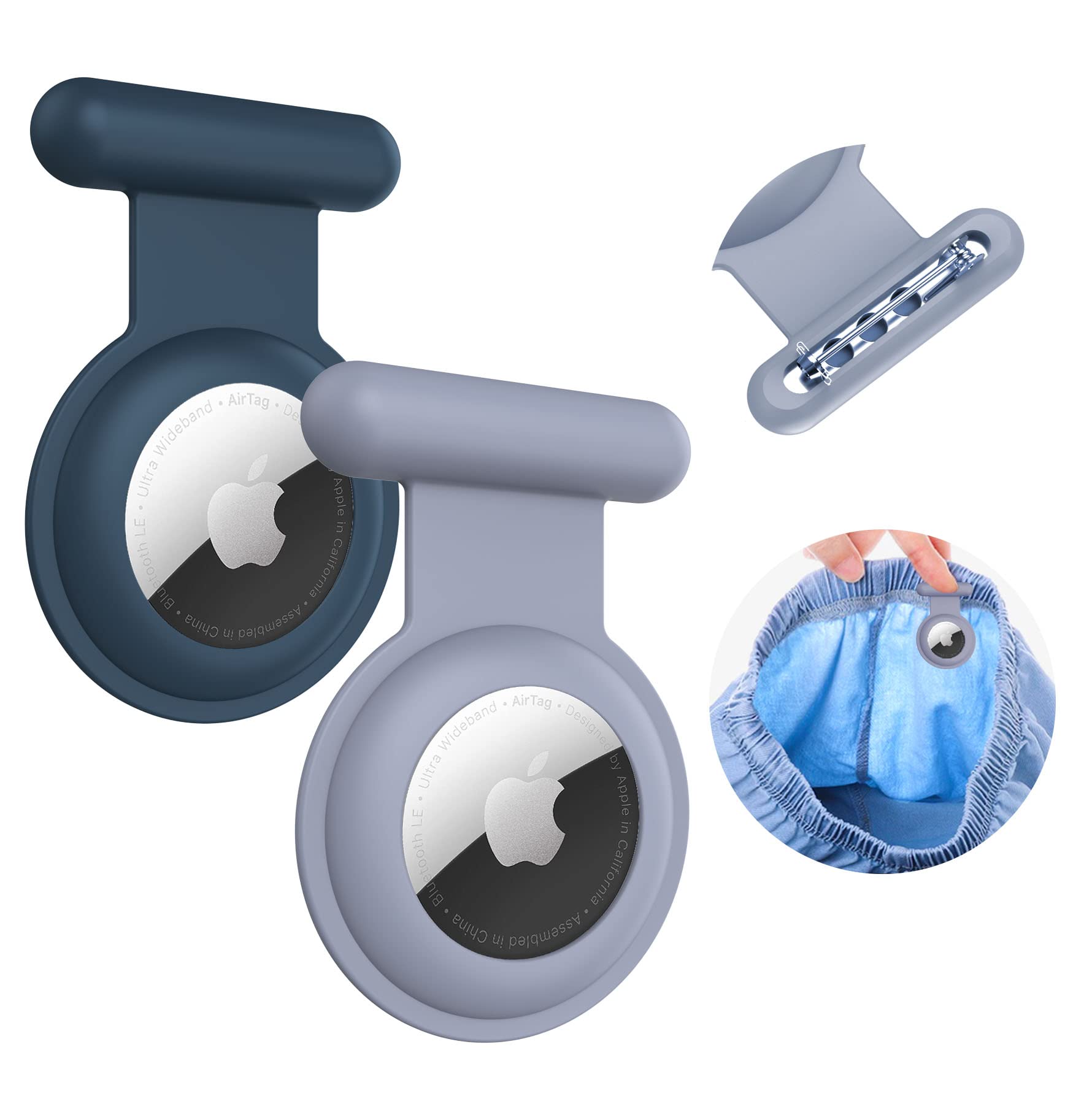 Airtag Holder For Kids Hidden 2 Pack Apple Air Tag Holder Kids Gps Tracker Case,Kids Airtag Holder,The Hidden Air Tags With Pin