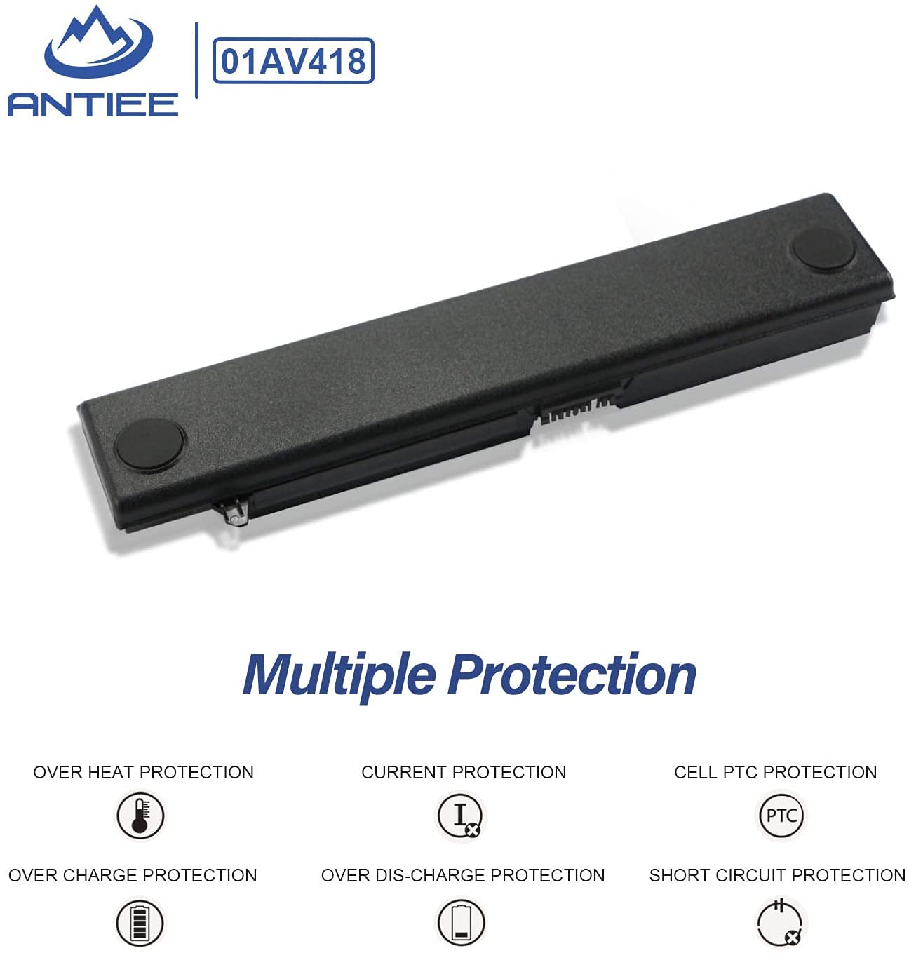 Antiee 01Av418 Laptop Battery Replacement For Lenovo Thinkpad E570 E570C E575 Series 01Av417 Sb10K97574 01Av414 Sb10K97571 Sb10K