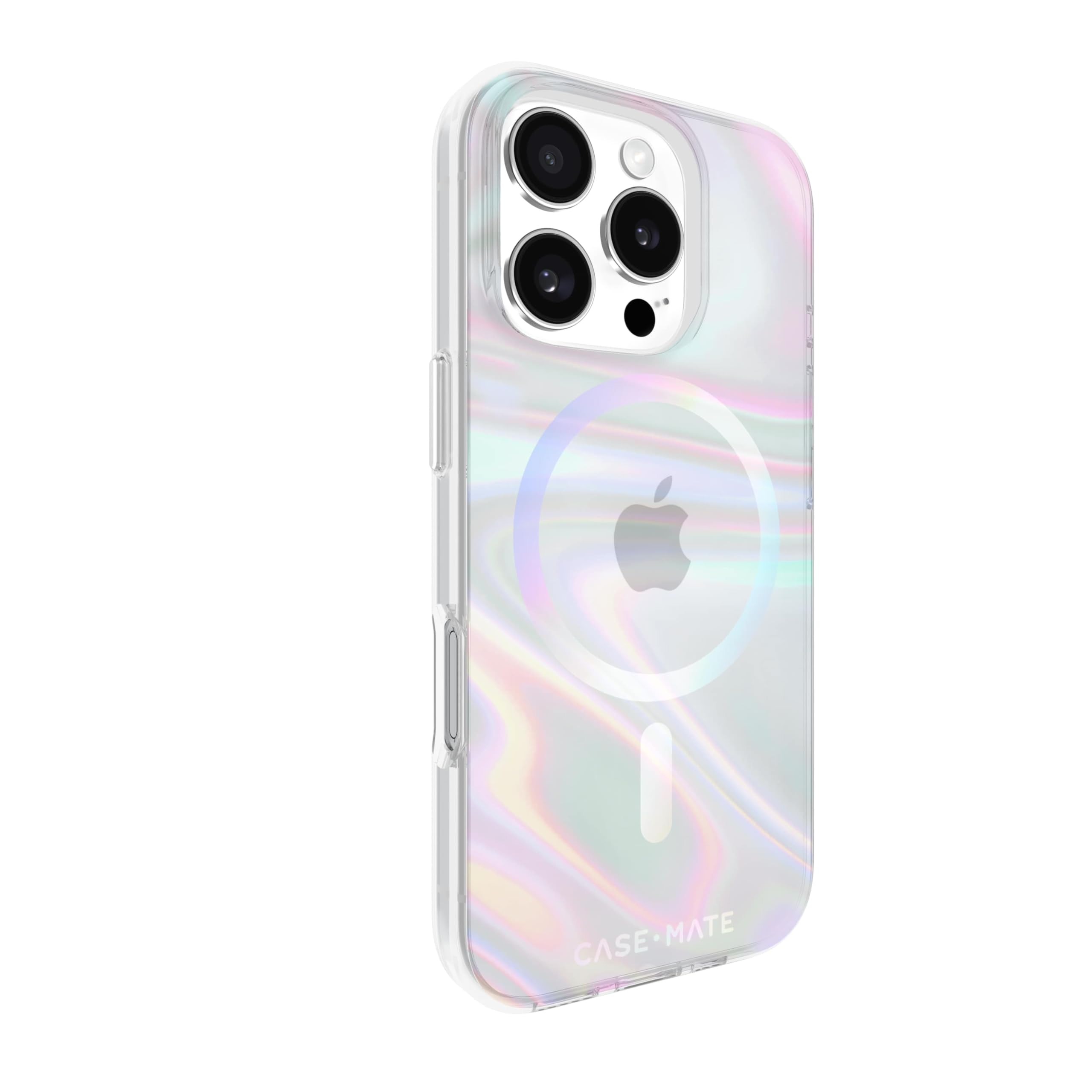 Case Mate Iphone 16 Pro Case [Compatible With Magsafe]   Stylish Iridescent Phone Case With 12Ft Drop Protection   Premium Magne