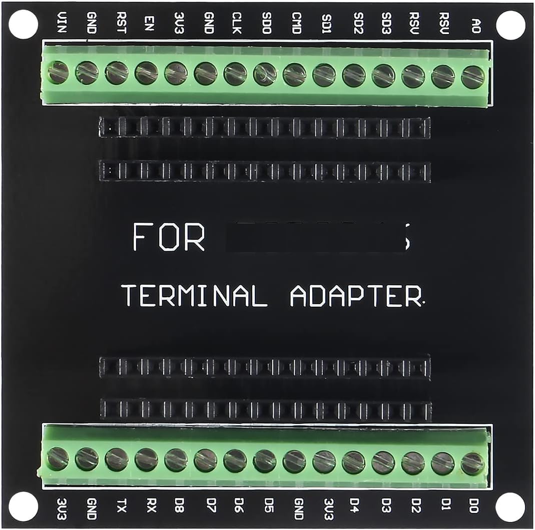 Diitao 4 Pack Esp8266 Development Board Breakout Board Gpio 1 Into 2 For Esp8266 Esp 12E Nodemcu Breakout Board