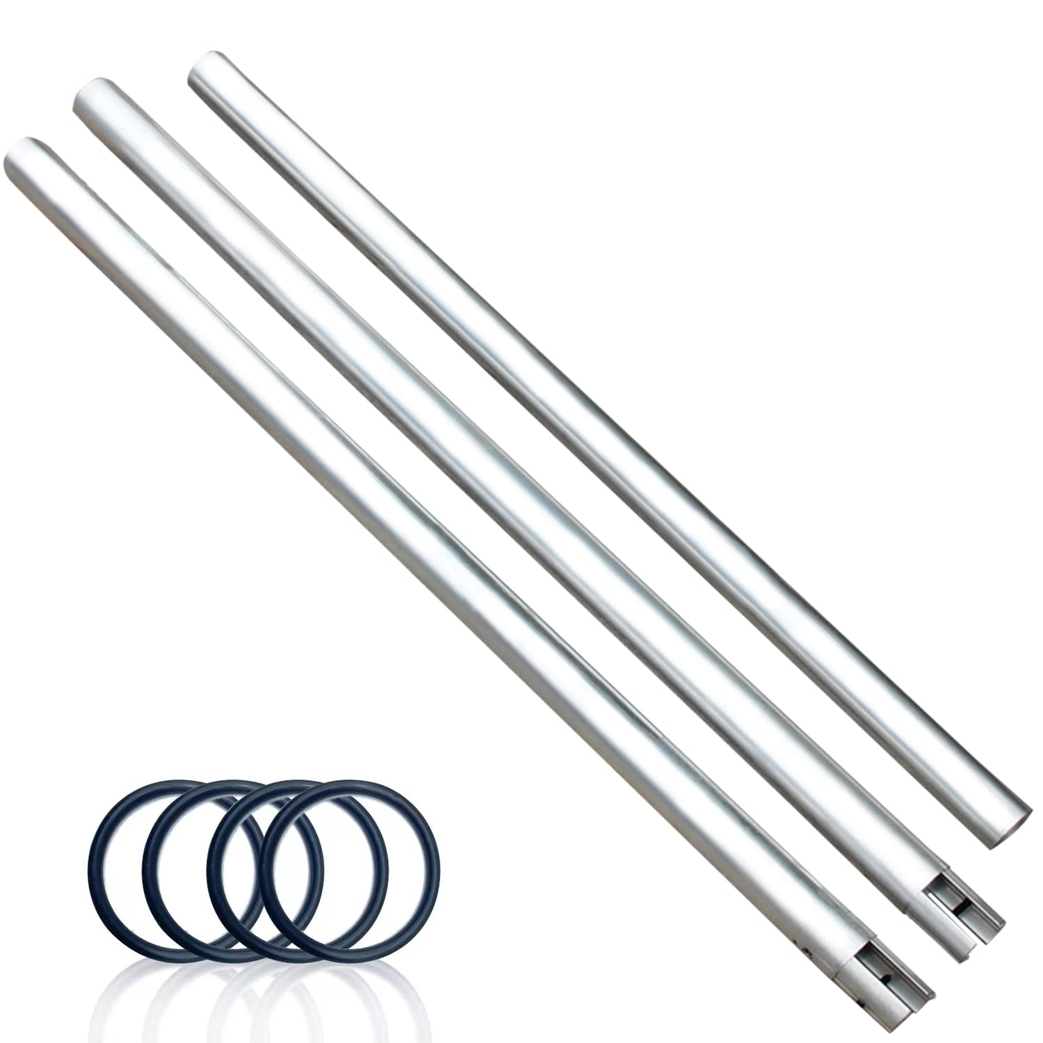 118''/3M Stainless Metal Tube Crossbar For Studio Backdrop Wall Mount System   Holder Pole