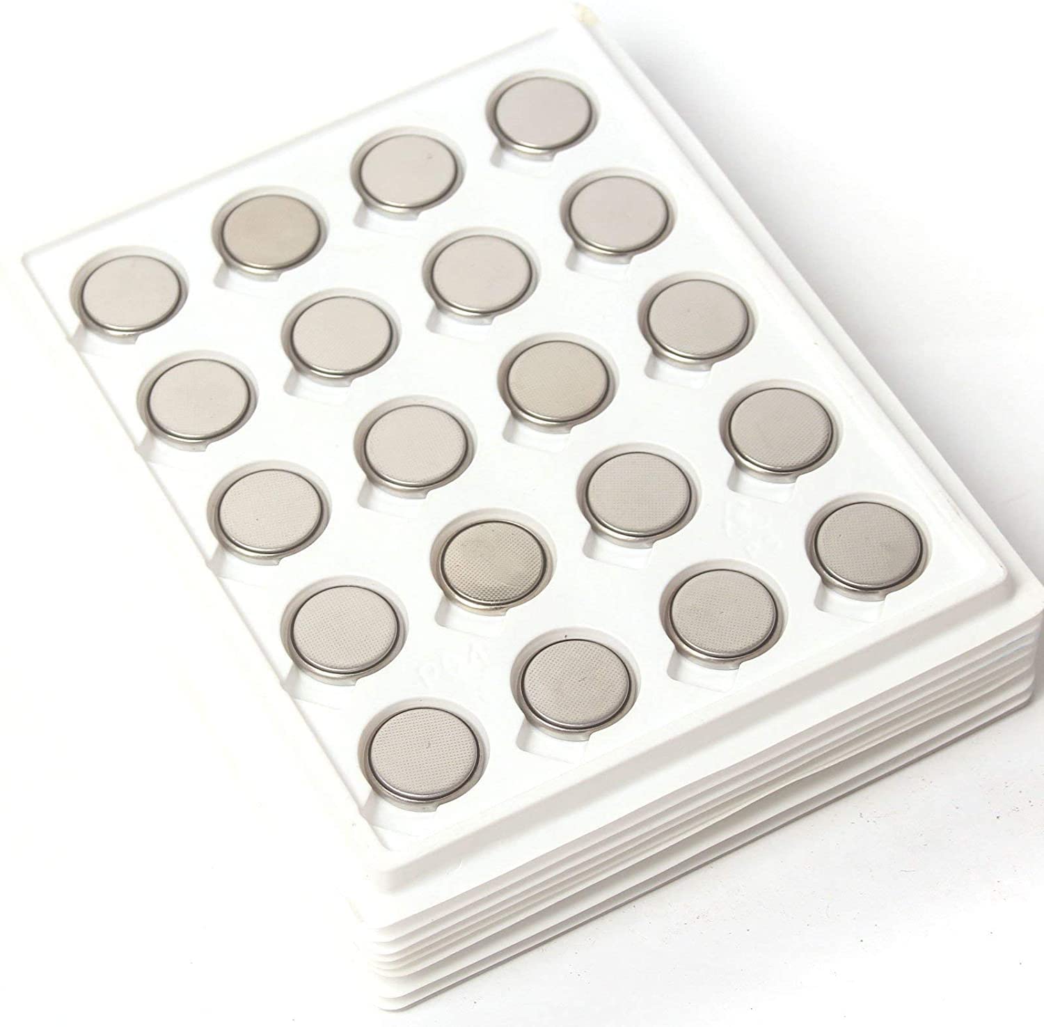 Anmas Rucci 100Pcs Cr2032 Lithium 3V Coin Battery, Cr2032 Li Ion Lithium Batteries 3V Coin Button Cell, Cr2032 3V Battery For Ke