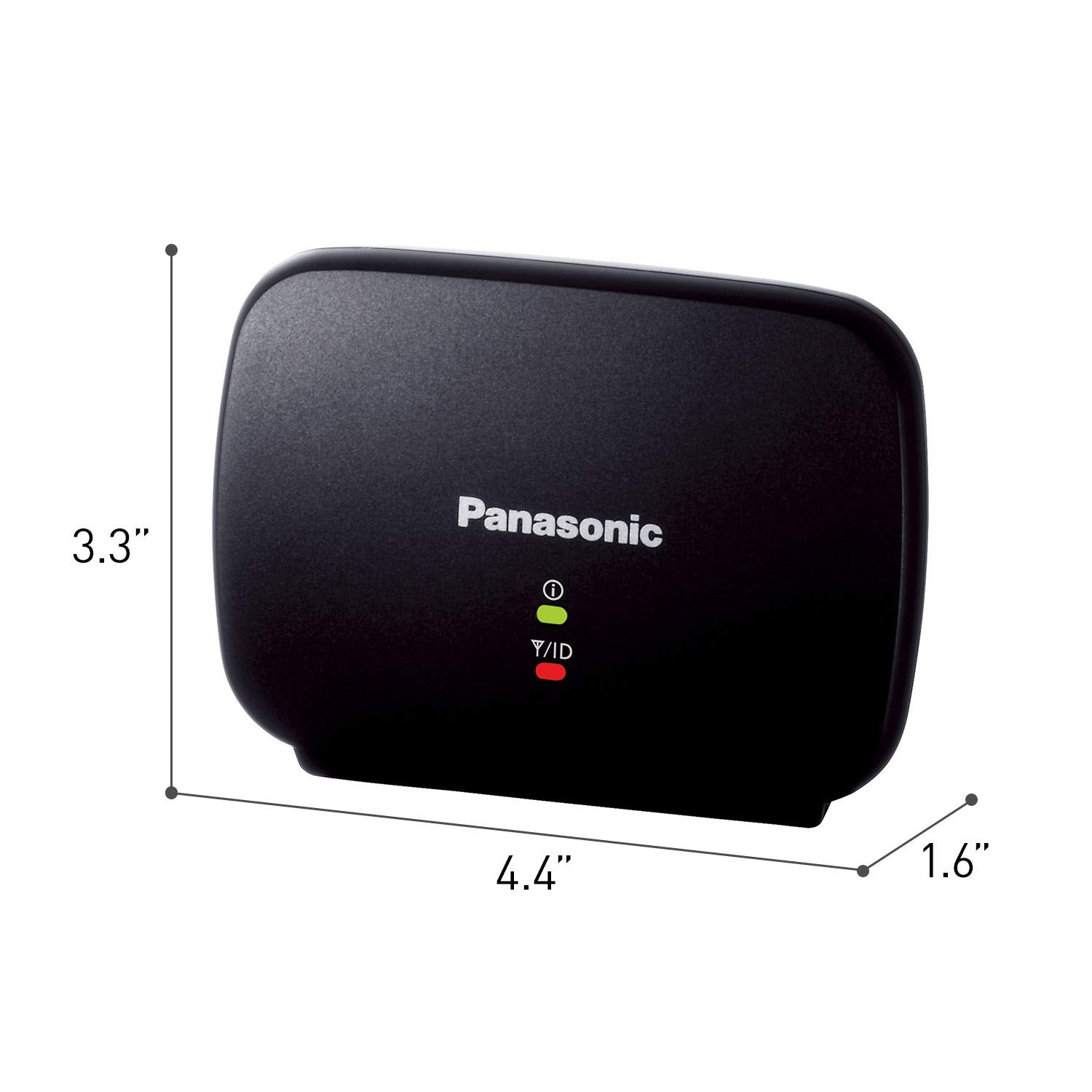 Panasonic Kx Tga407B Range Extender For Dect 6.0 Plus Cordless Phone Systems Landline Telephone Black