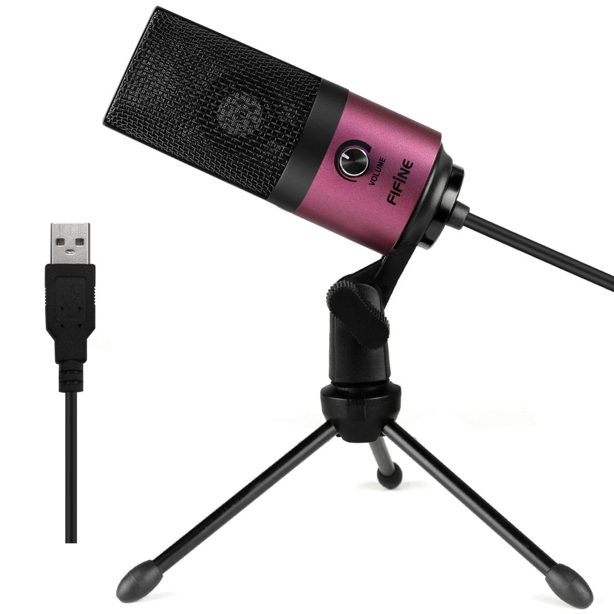 Fifine Usb Podcast Condenser Microphone Recording On Laptop, No Need Sound Card Interface And Phantom Power K669