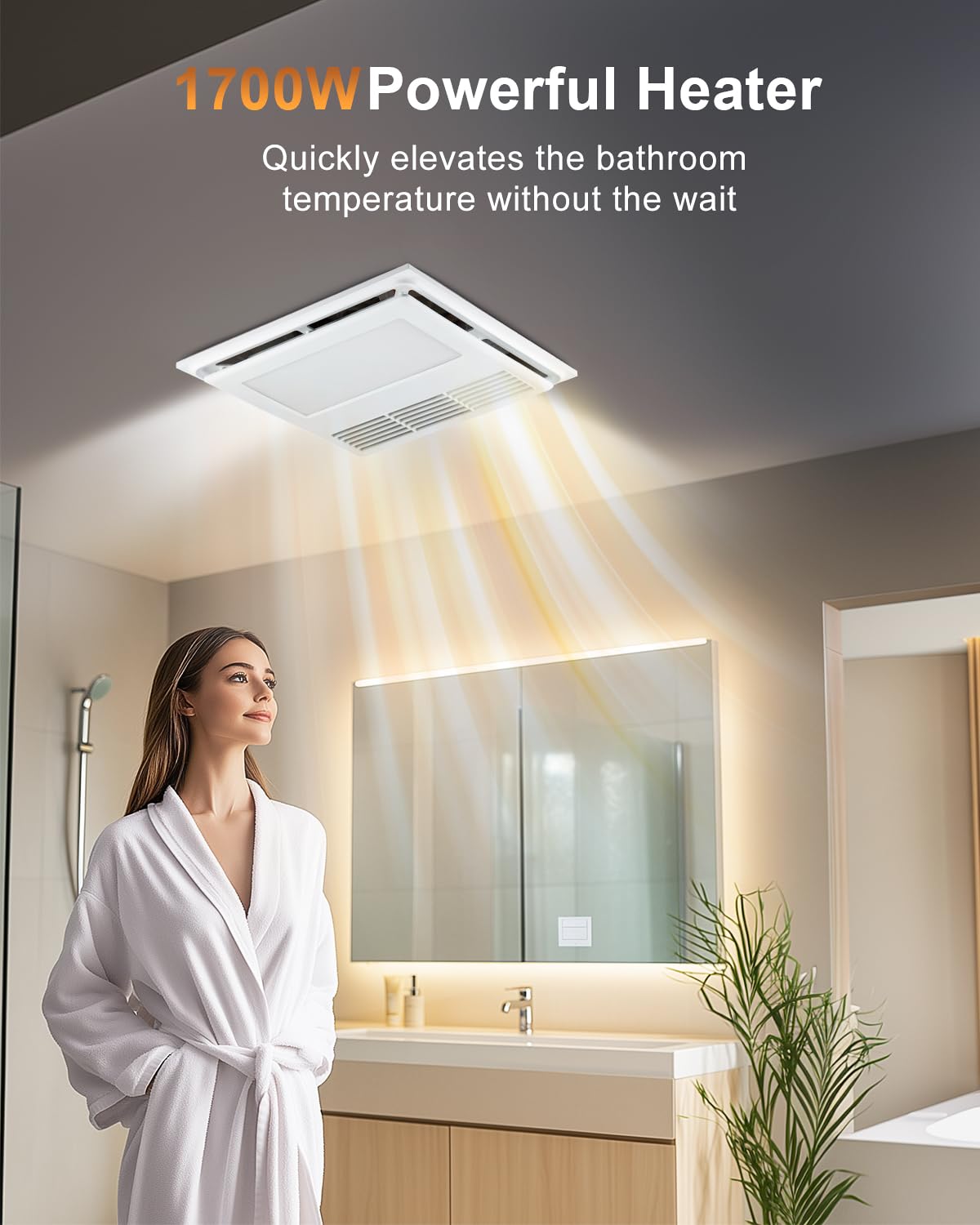 Growneer Bathroom Exhaust Fan - Thumbnail 2