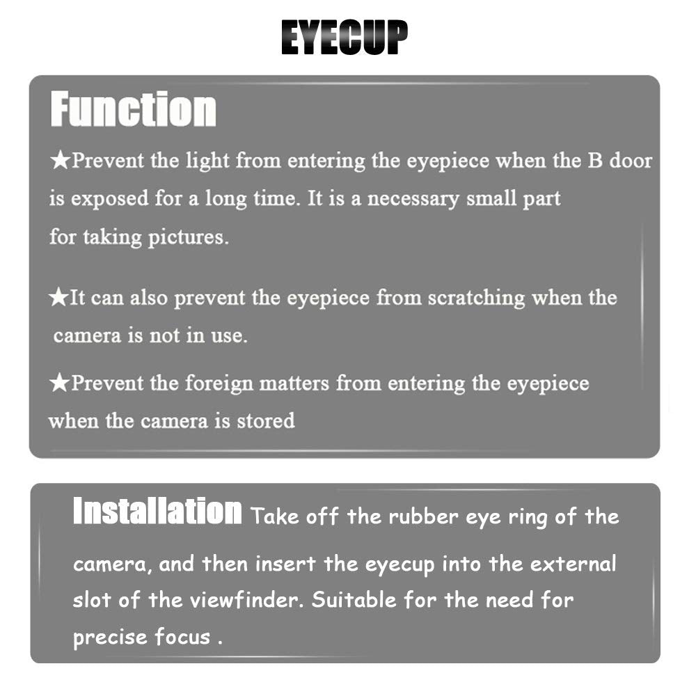5D Mark ? Eg Viewfinder Eyepiece Eyecup Eye Cup For Canon Eos 5D Mark ?, 5D Mark ?, 7D, 1D Mark ?, 1D Mark ? Digital Camera [2 P