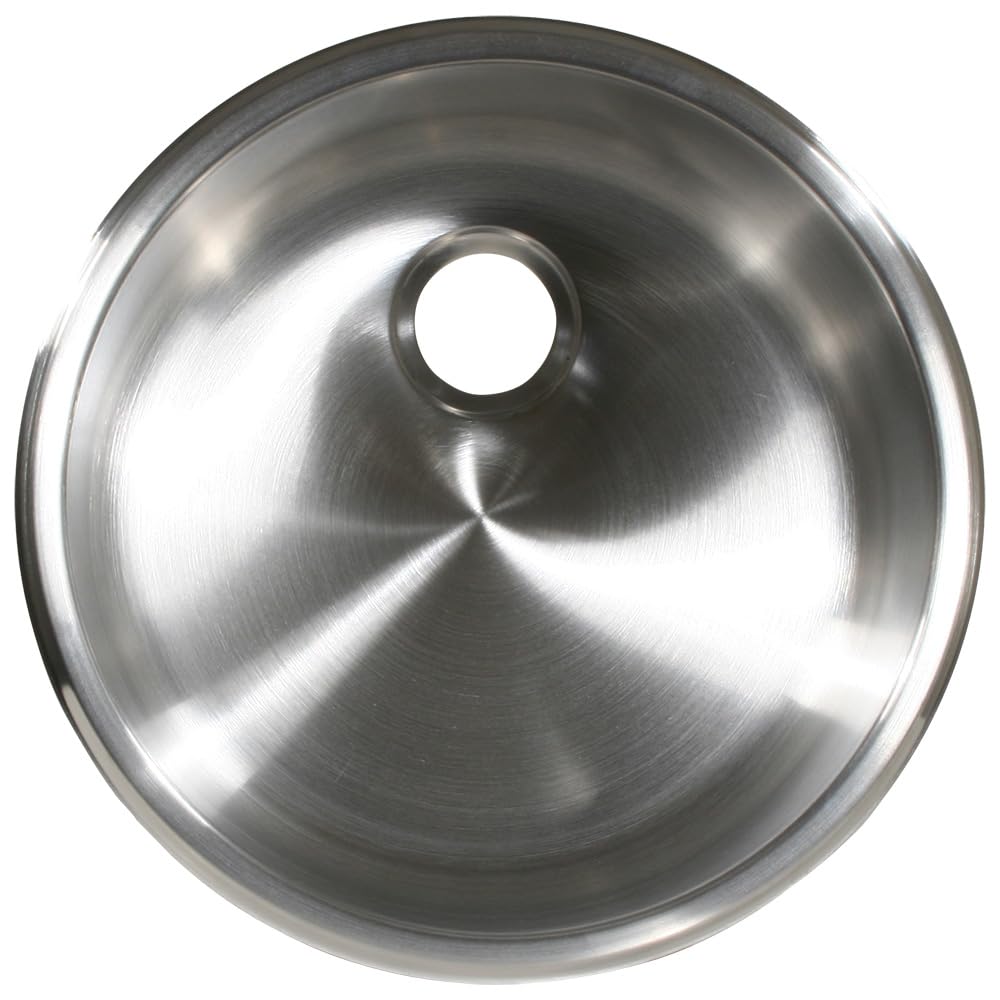 SCANDVIK SS 11 5/8'' X 5''  CYLINDRICAL SINK BRUSHED