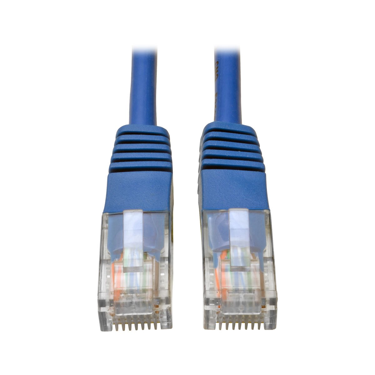 Tripp Lite Cat5e 350MHz Molded Patch Cable (RJ45 M/M)  Blue, 1ft.(N002001BL)