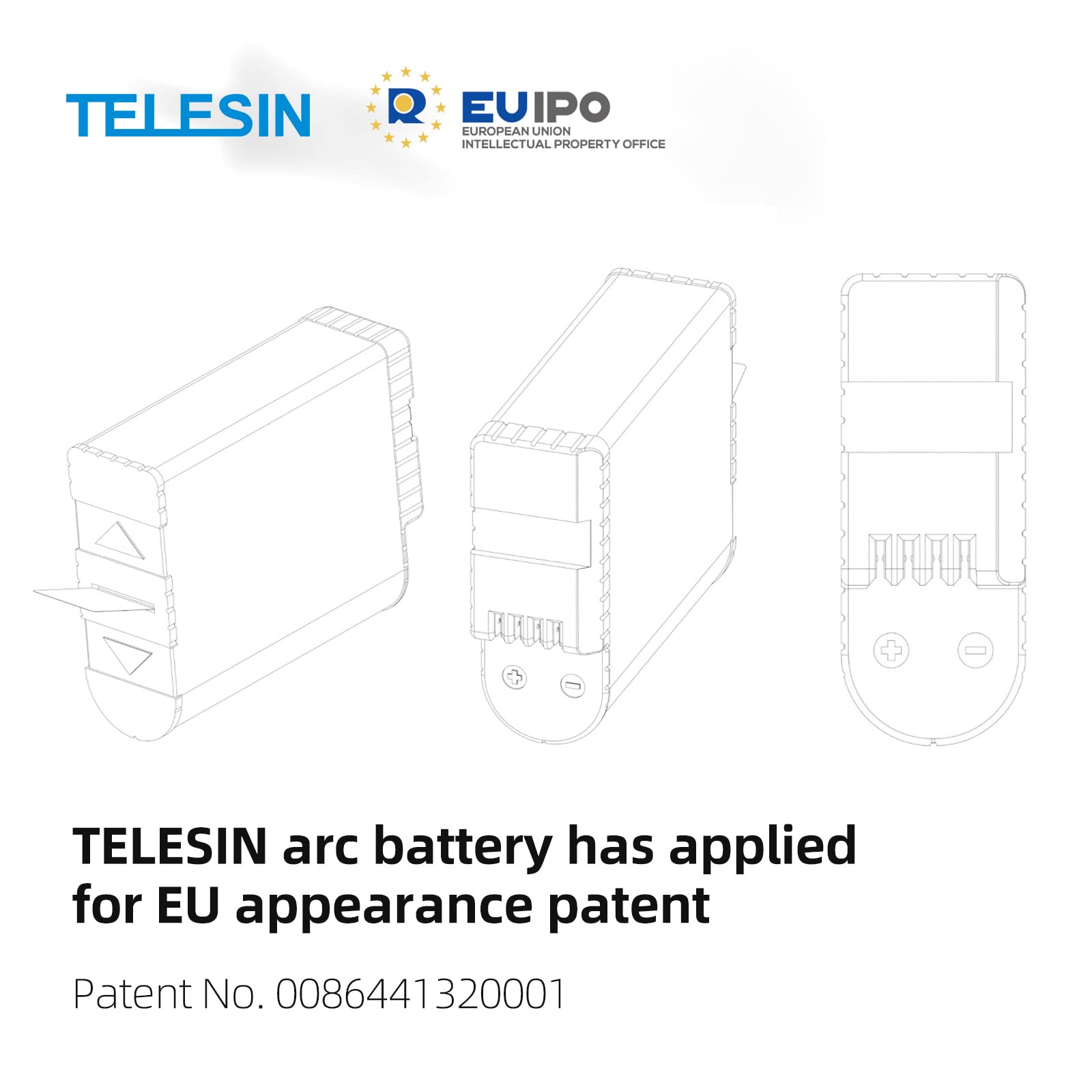 Telesin Triple Charger Battery Charging Box With 2 Battery Pack, Storage Cases, Usb Type C Cable, Camera Lens Cover, Screen & Le