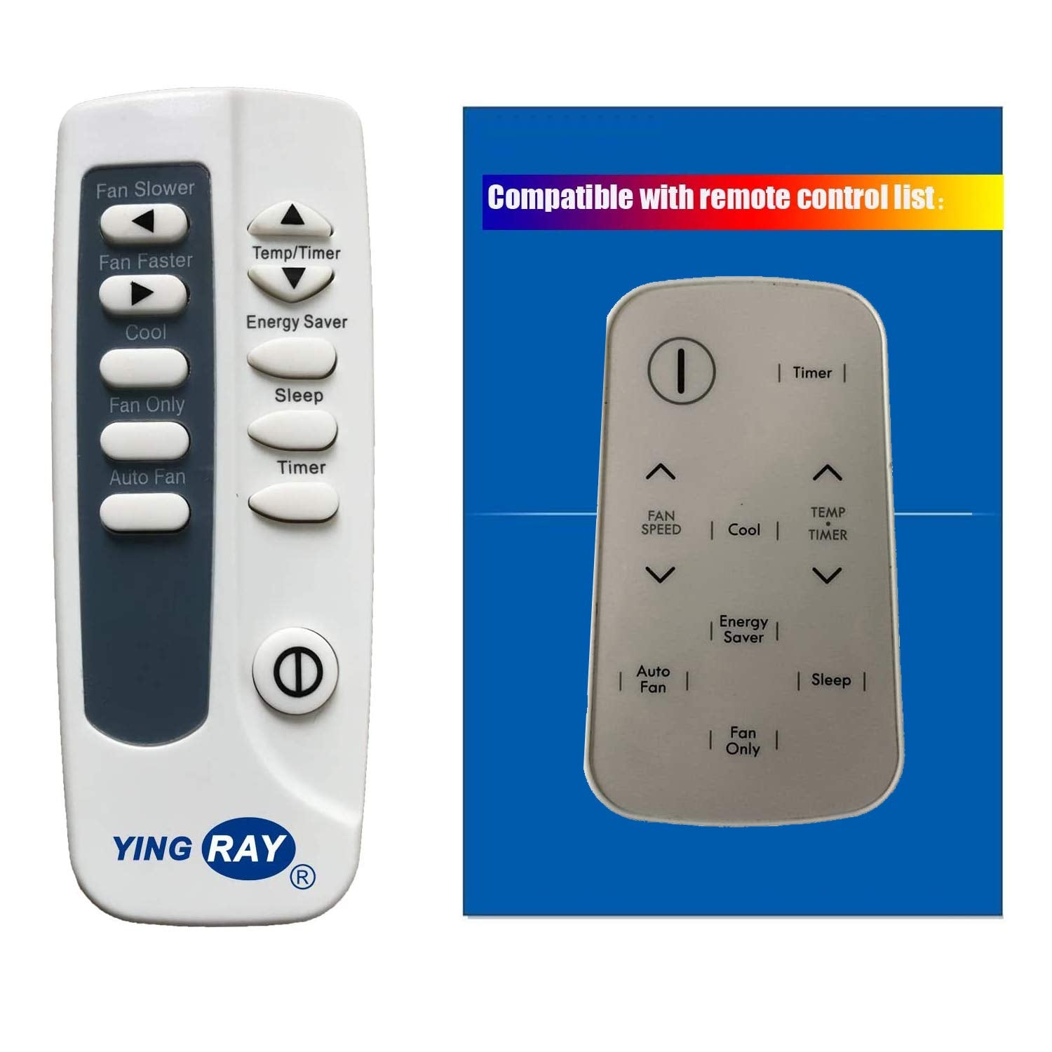 Replacement For Kenmore Air Conditioner Remote Control 5304495094 For Model 253.76060 253.76060510 253.76060512 253.77223 253.77