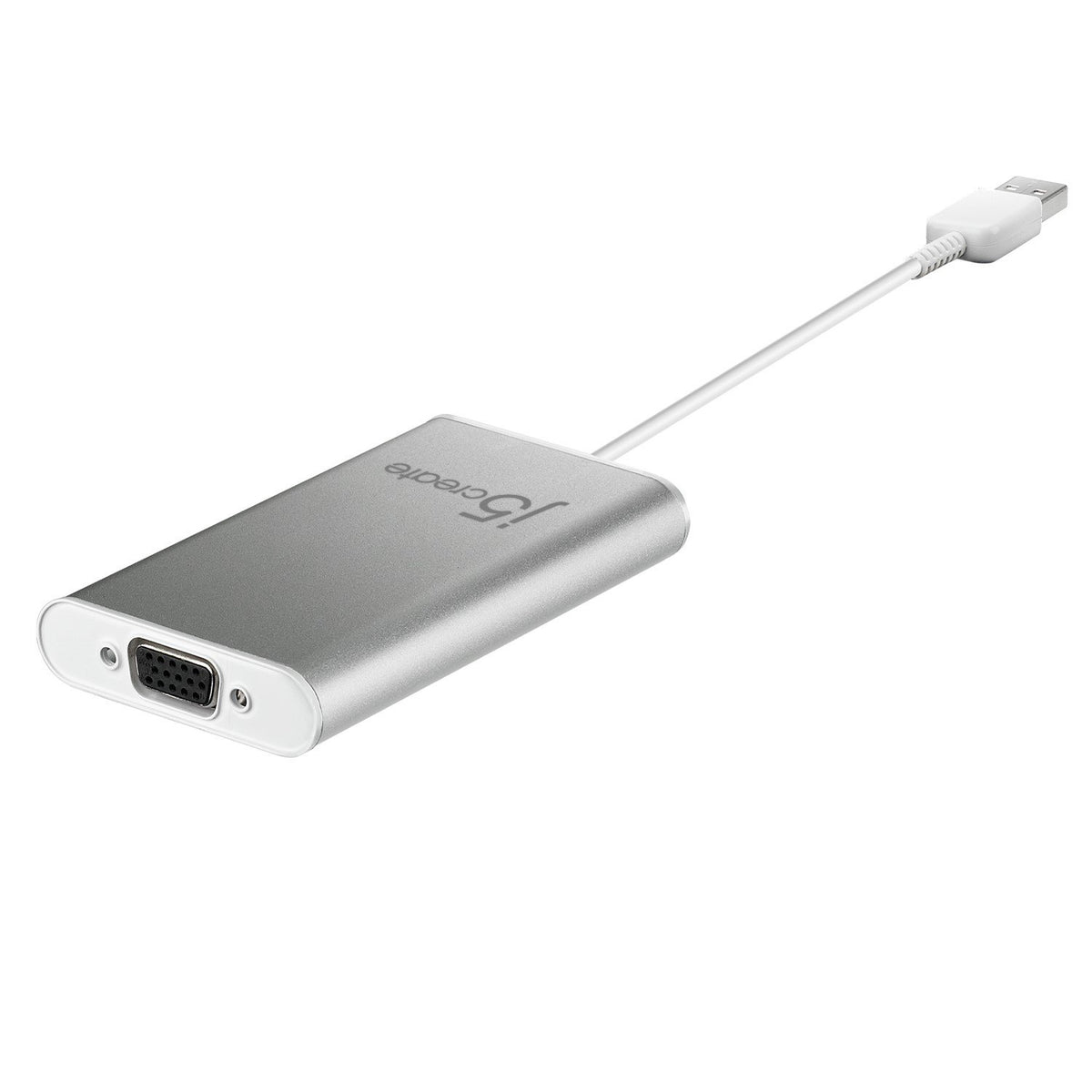 j5create USB to VGA Display Adapter 1080p HD Resolution Up to 2048 x 1152| USB 3.1/3.0/2.0 Port | Compatible with Windows and Mac (JUA311)