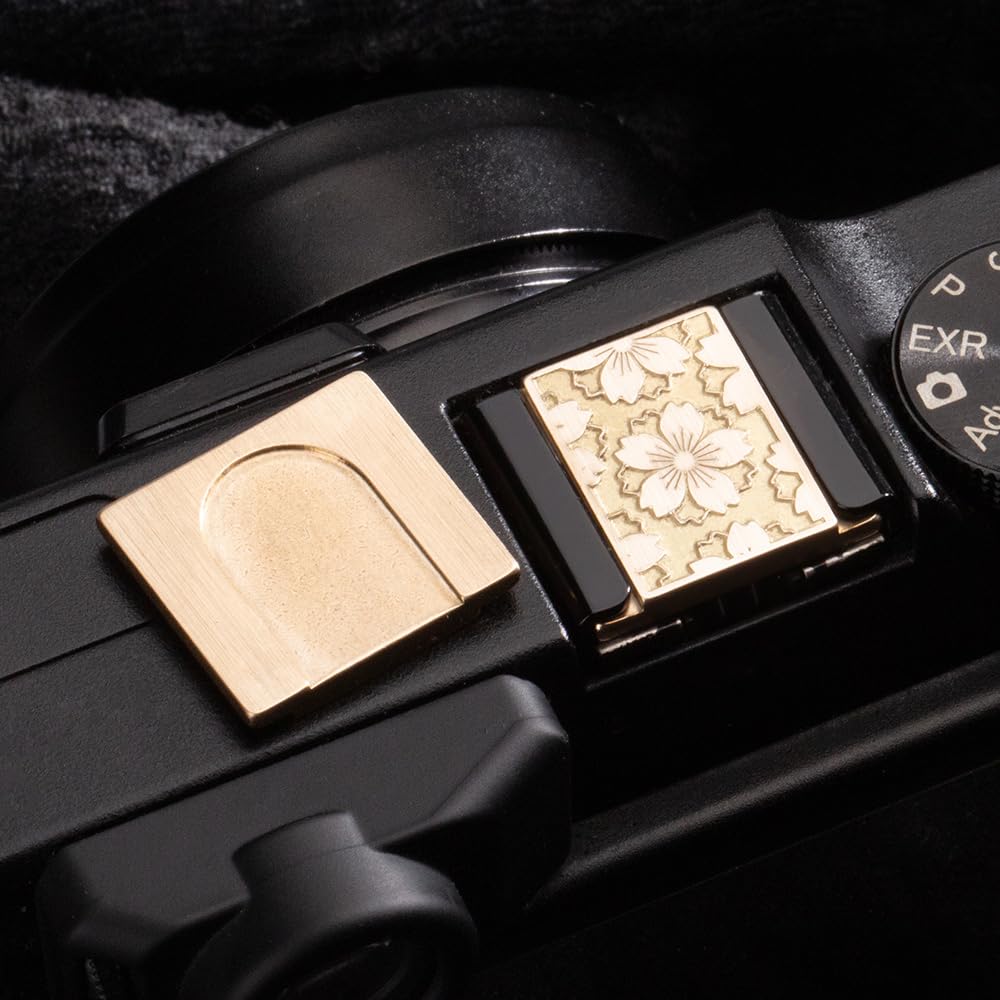 Camera Hot Shoe Cover,Sakura Hot Shoe Cover Camera Shutter Button For Xe4/Xt5/Xpro2/Xa7/X100V/X100F/Xa5/Xe3 (Sakura Style Hot Sh