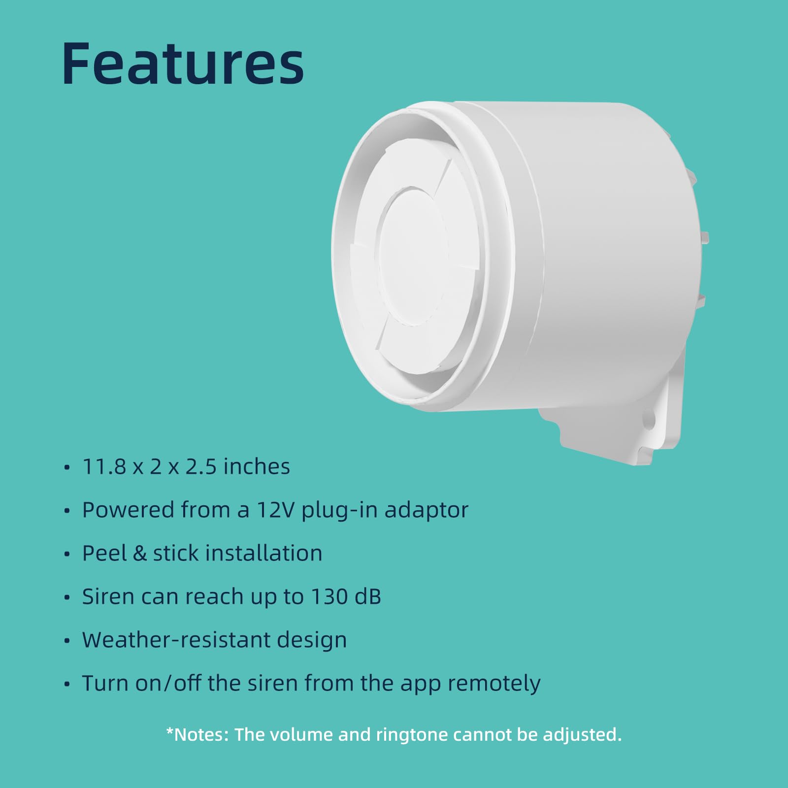 Grsico Wireless Home Alarm System 7 Piece Kit, Wifi Alarm System For Kids Safety, Home Security, Apartment, Door Window Alarm Wi