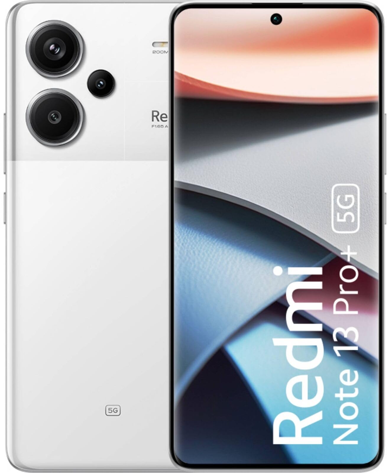 Xiaomi Redmi Note 13 Pro+ 5G (512Gb + 12Gb) 6.67' 200Mp (For Tmobile Mint Tello & Global) Global Bands Unlocked (Moonlight White (Global Version))