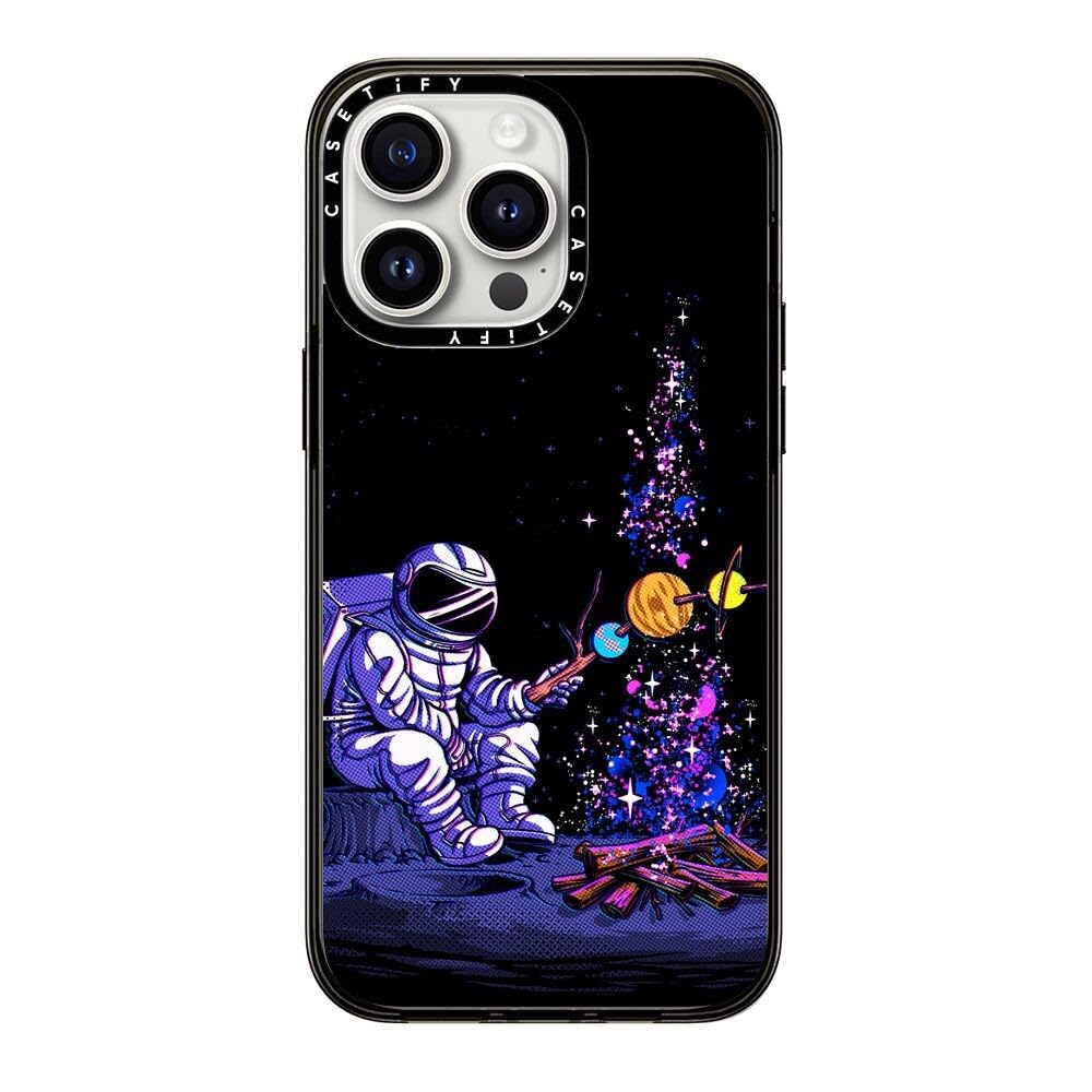 Casetify Compact Iphone 15 Pro Max Case [2X Military Grade Drop Tested / 4Ft Drop Protection]   Stars Prints   Moon Camping   Cl