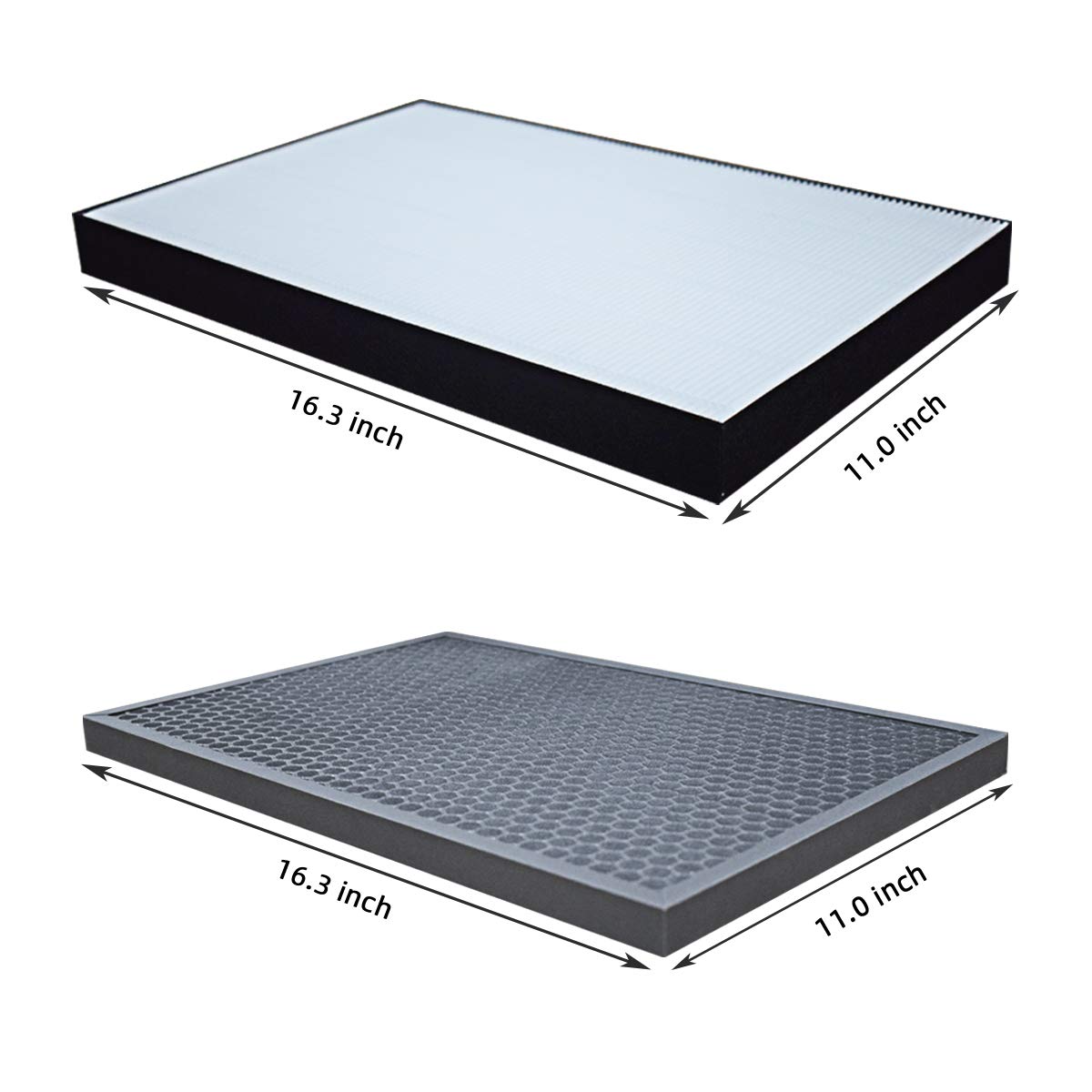 Airclean 1 Set Replacement Filter Compatible With Bissell Air220,2609A,Air320,2768A Air Purifiers.Compare To Part 2677,2678,2804