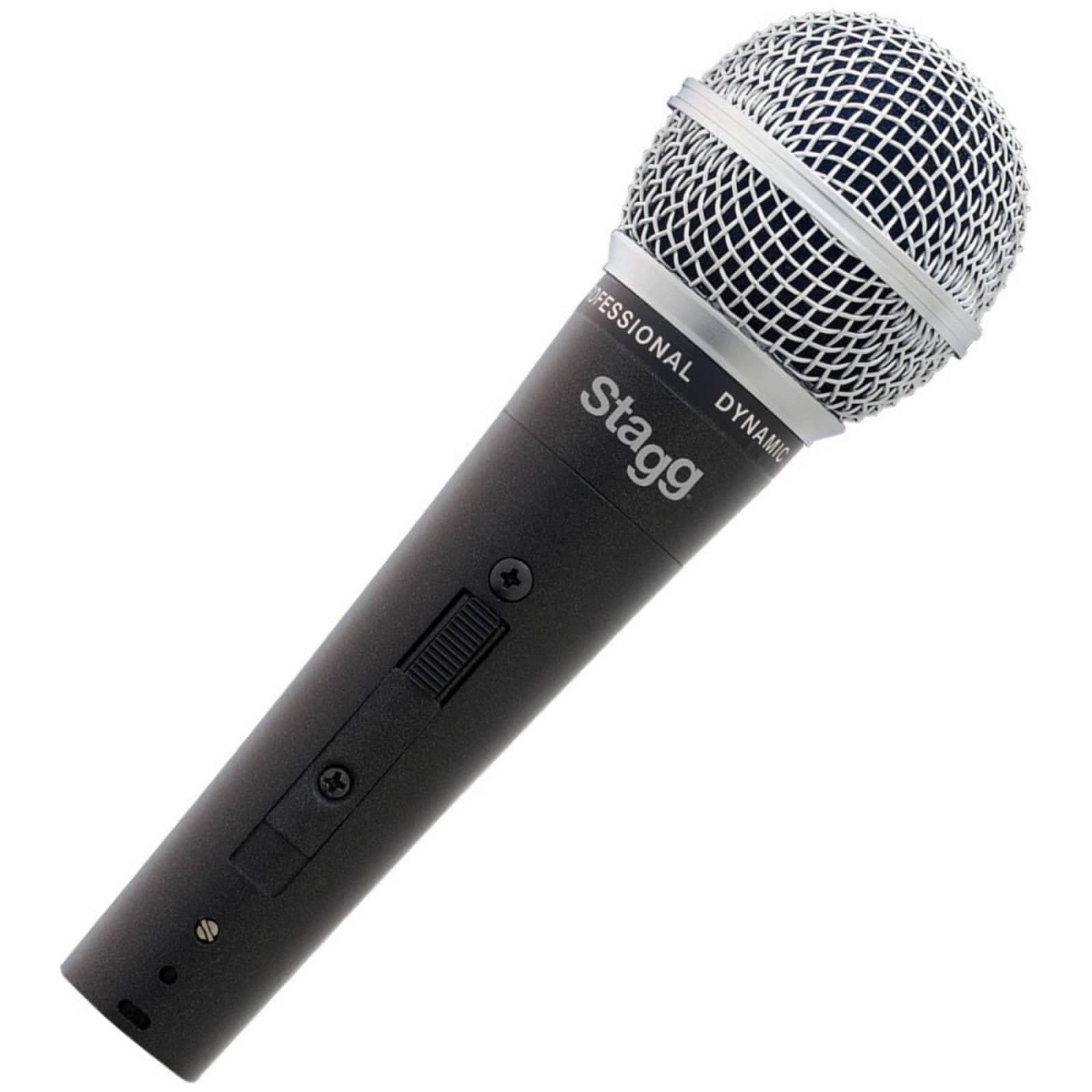 Stagg SDM50 Professional Dynamic Microphone - Black, High-Performance, Ideal for Vocals and Instruments