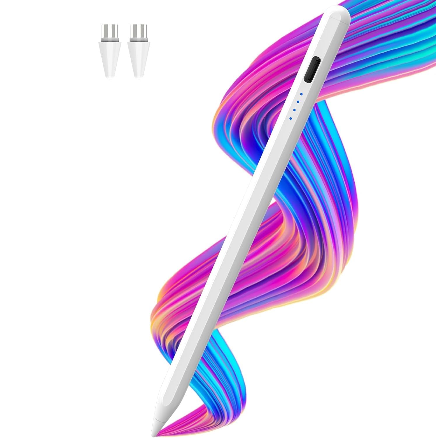 Elfora Apple Stylus Pen | Tilt Sensitivity | Palm Rejection | TypeC Charging | Compatible with iPad 2018 and Later iPad 6/7/8/9