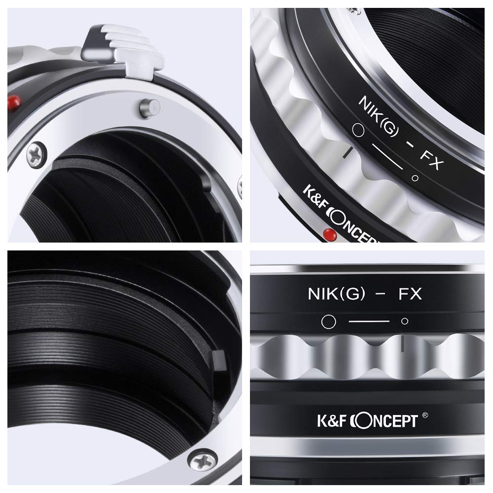 K&F Concept Lens Mount Adapter Compatible With Nikon G Ai Af S Lens To Fuji X Mount Camera Adapter