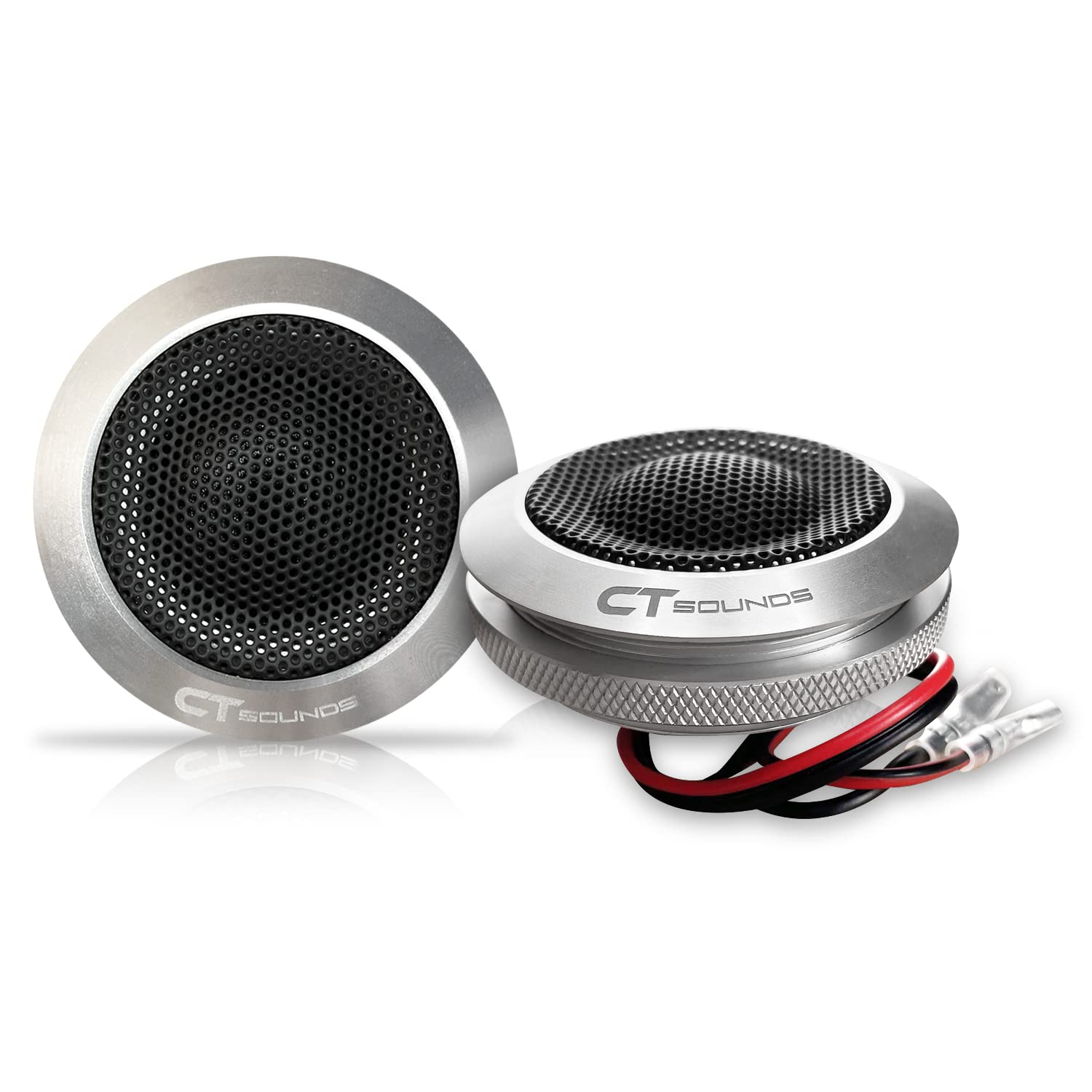 Ct Sounds Meso 25Mm 100 Watt Flush Mount Premium Silk Dome Tweeters, Pair