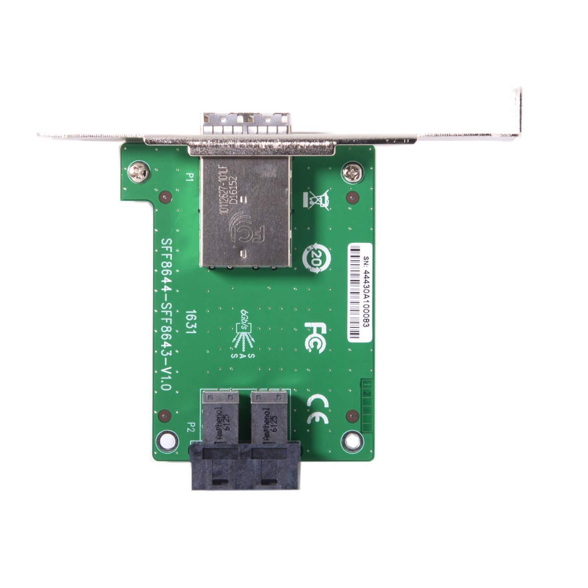 Chenyang Mini Sas 2 Sff 8644 To 2 Sff 8643 Hd Data Server Converter Adapter With Bracket