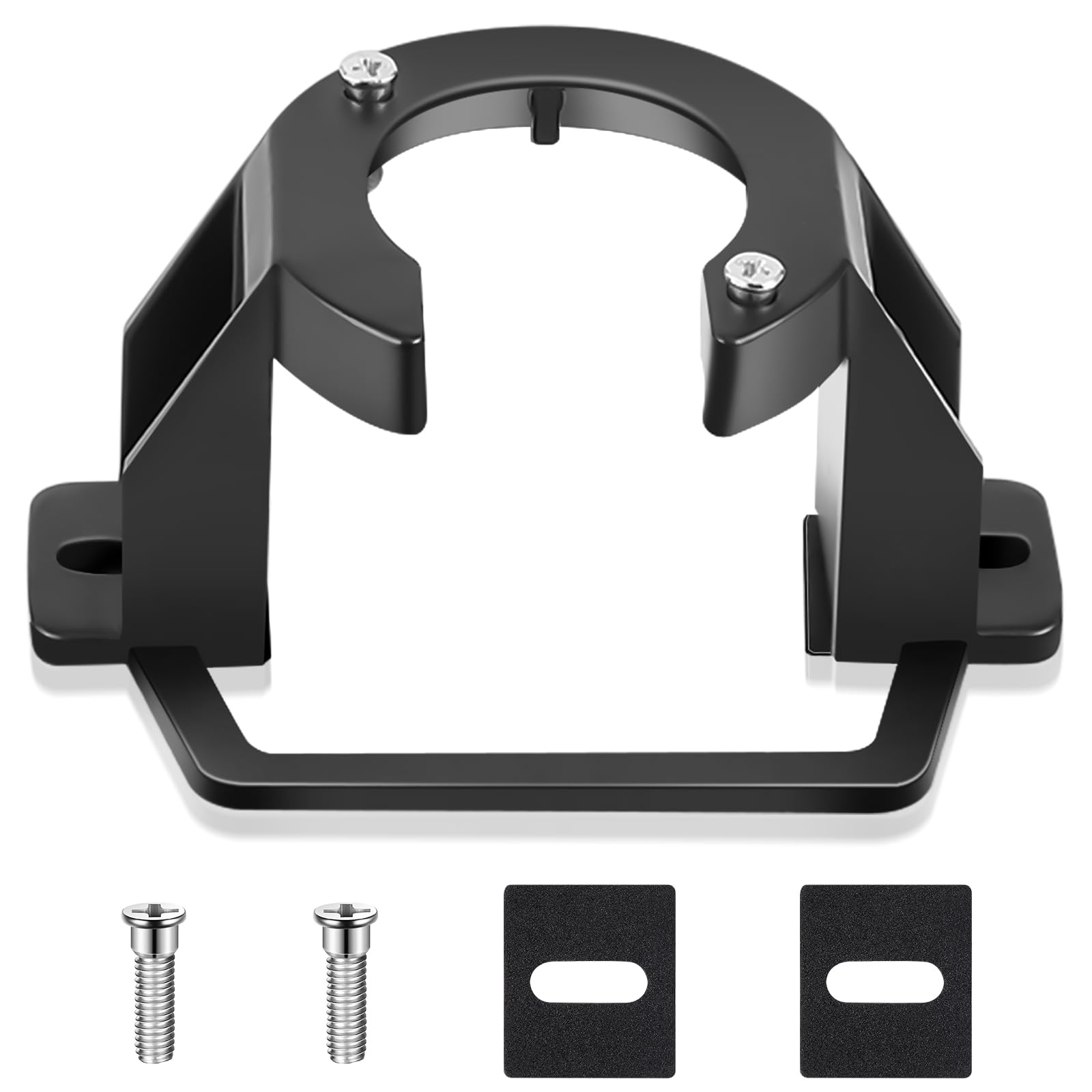 Zonon 1 Pack Ceiling Fan Mounting Bracket Ceiling Fan Mounting Kits for Cathedral Canopy Living Room, Black (Without Wire)