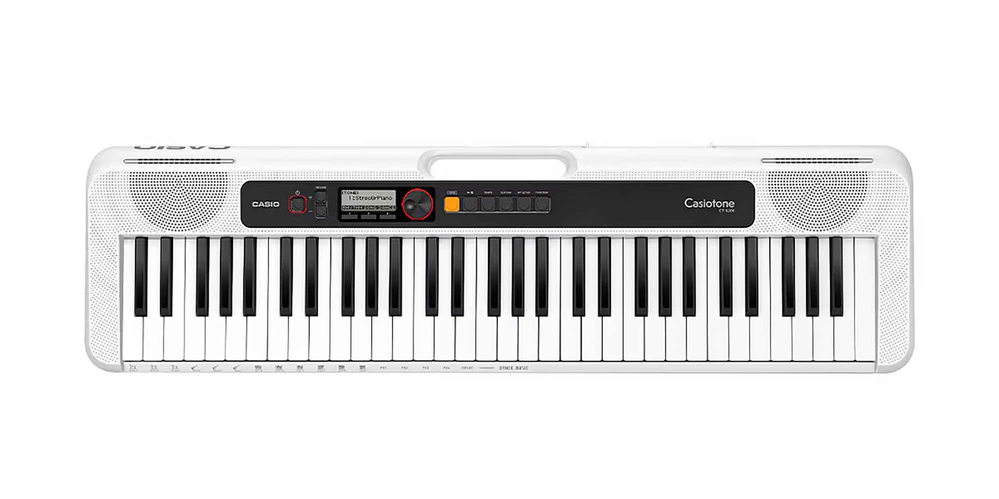 Casio Casiotone Ct S200We 61 Key Portable Keyboard   White Bundle With Headphones, Austin Bazaar Instructional Video And Polishi